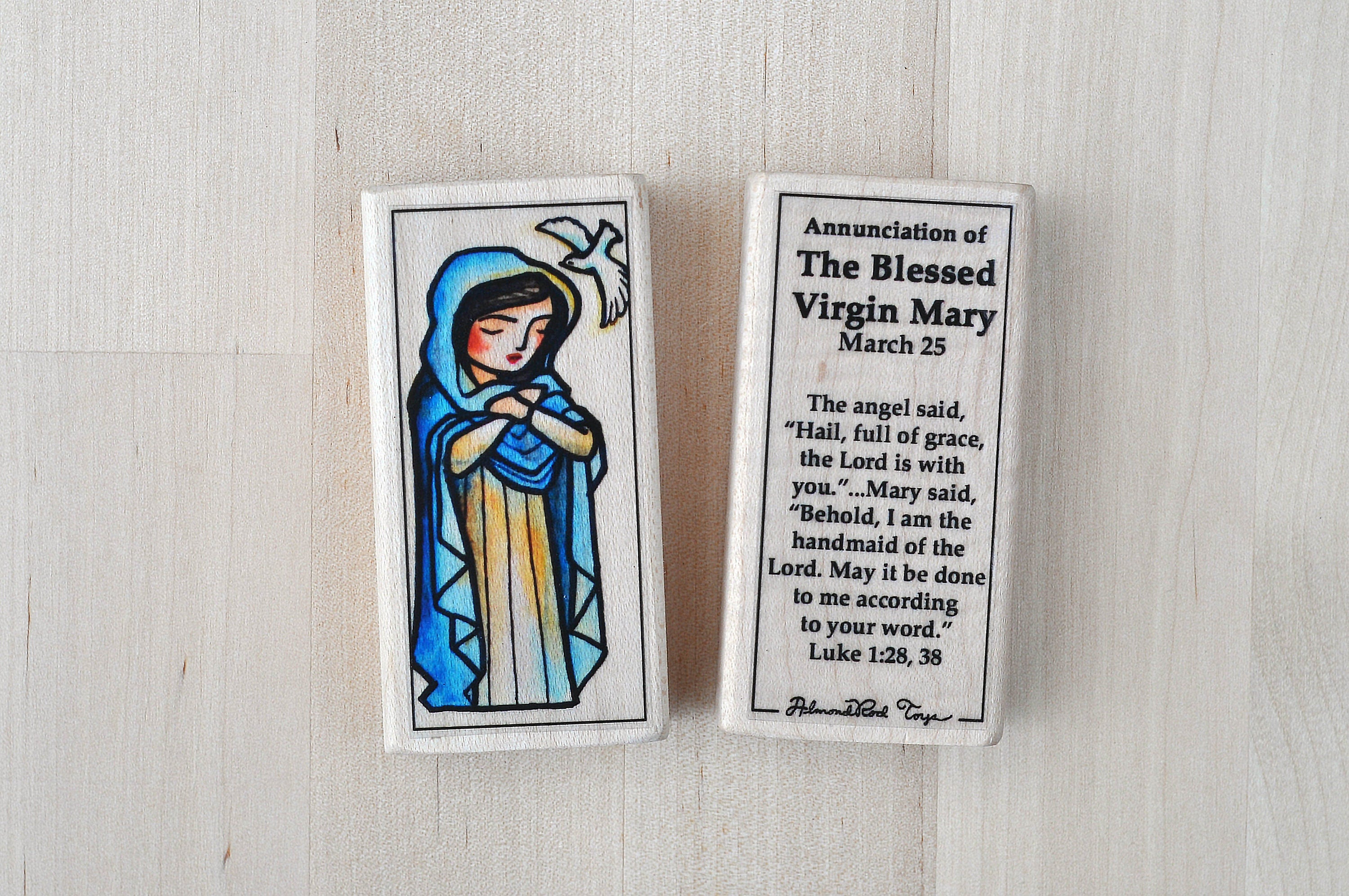 Blessed Virgin Mary and Jesus Christ // Saint Block Set