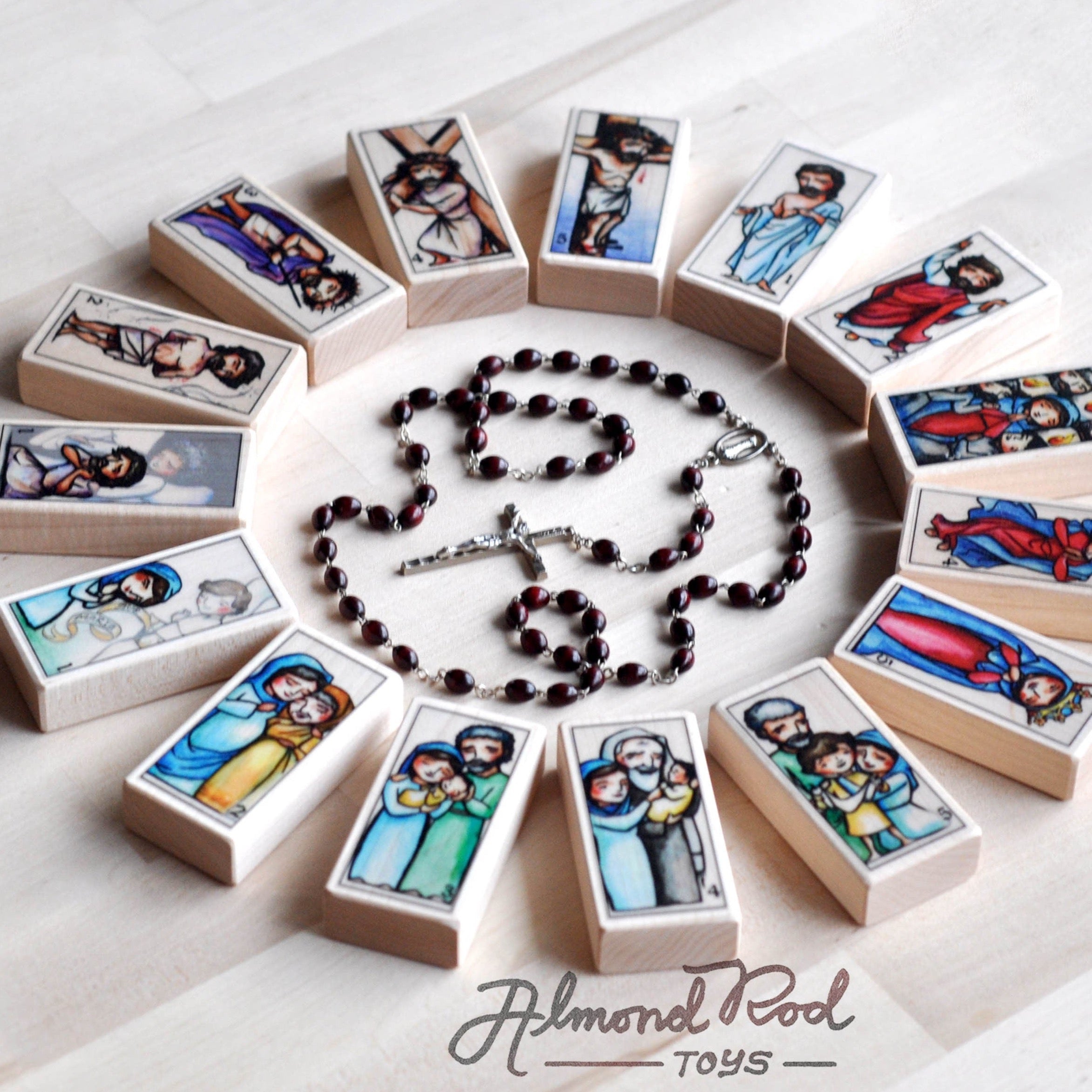 Glorious Mysteries // Rosary Prayer Block Set