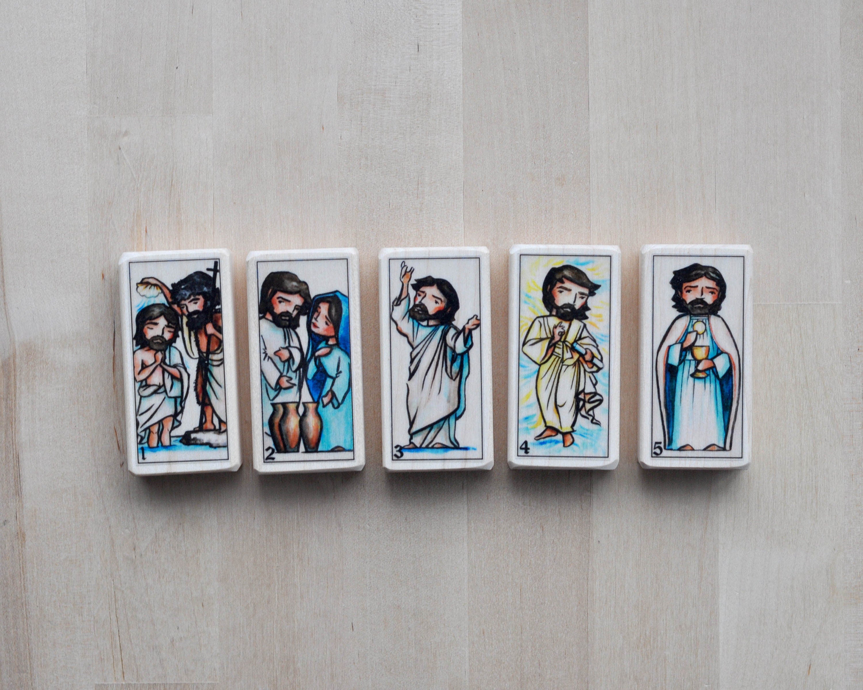 Luminous Mysteries // Rosary Prayer Block Set