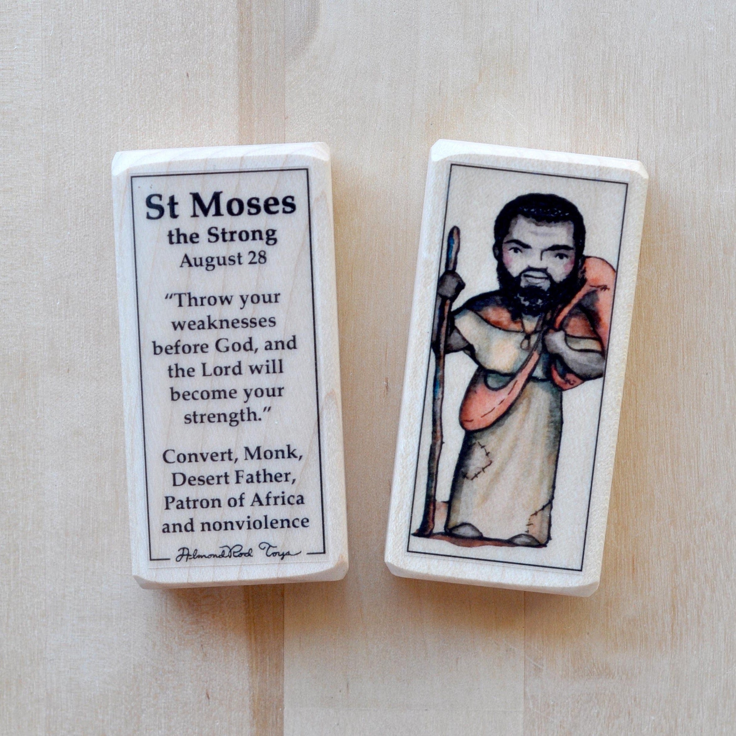 Moses the Strong // Patron Saint Block