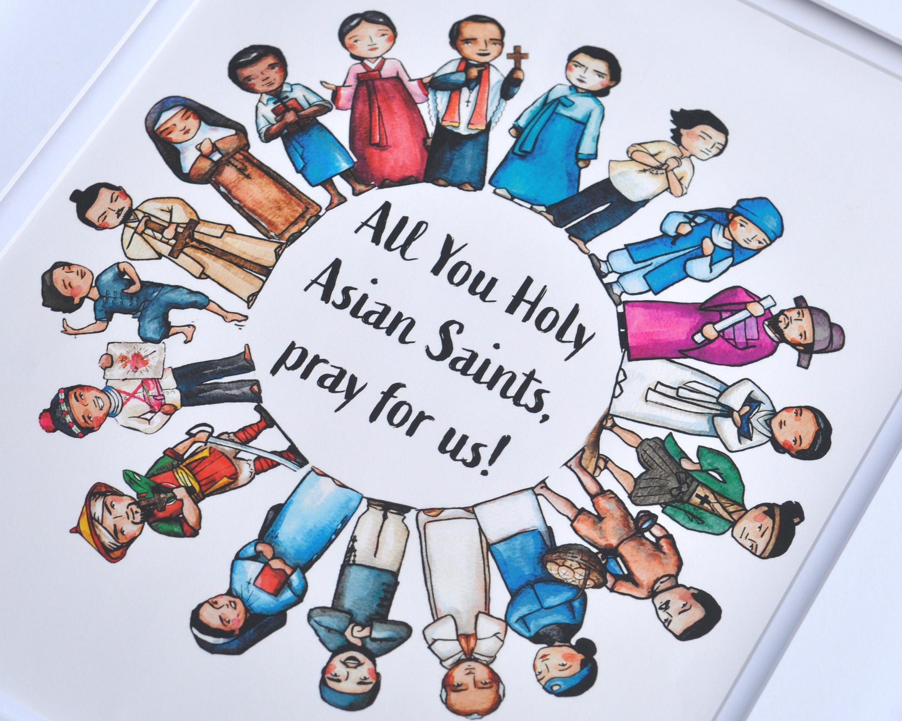 Holy Asian Saints // Art Print
