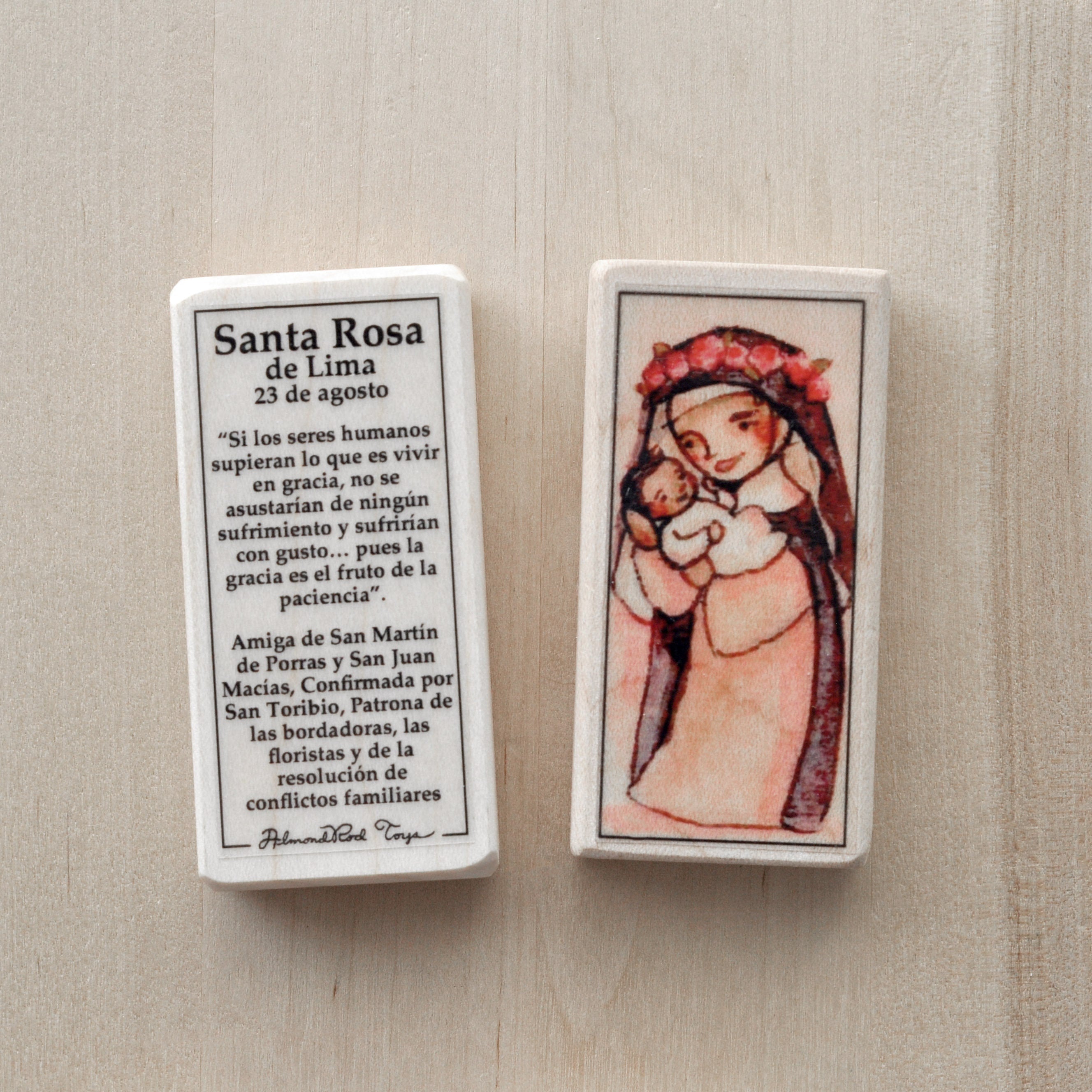 Rose of Lima - Spanish Patron Saint Block