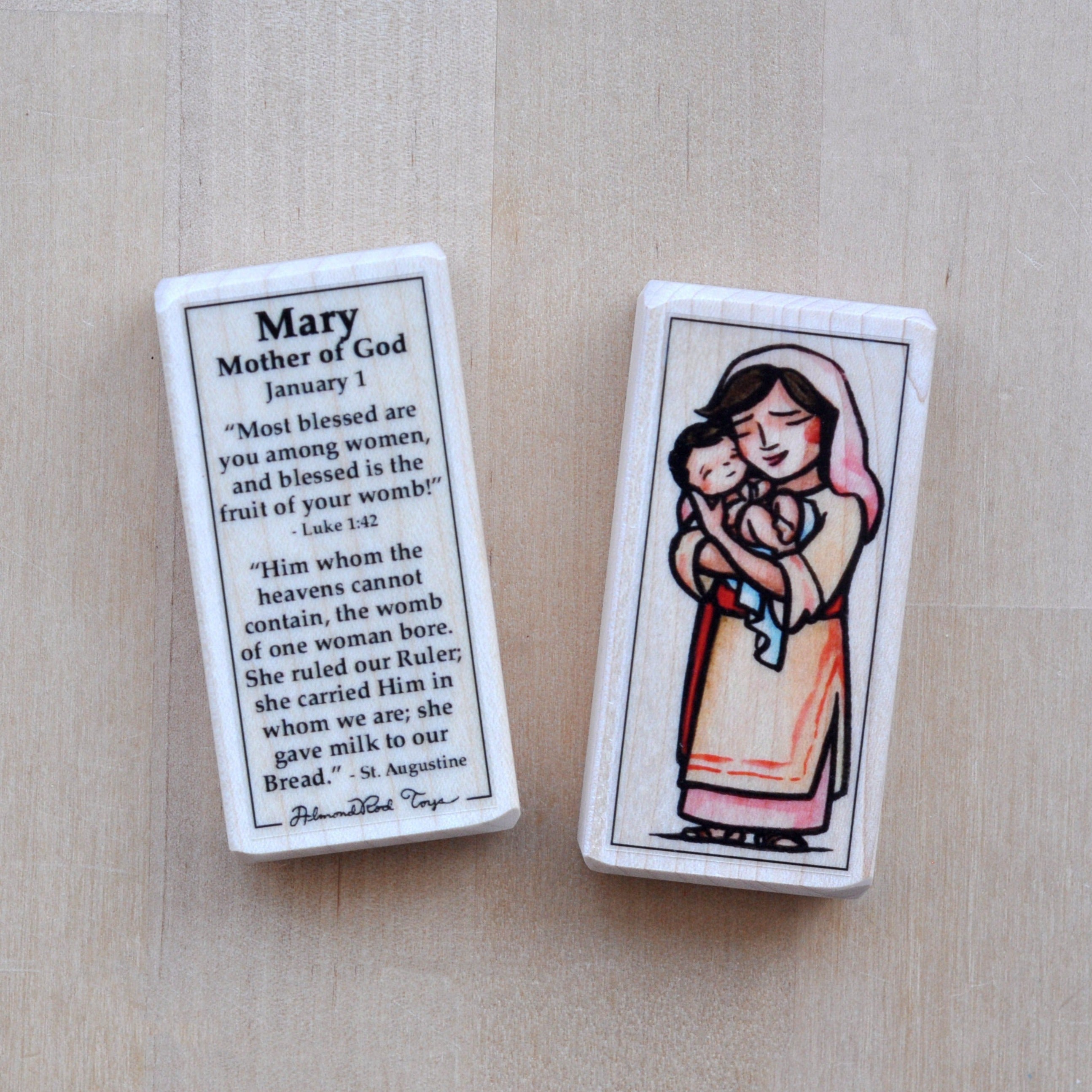 Mary, Mother of God Patron Saint Block