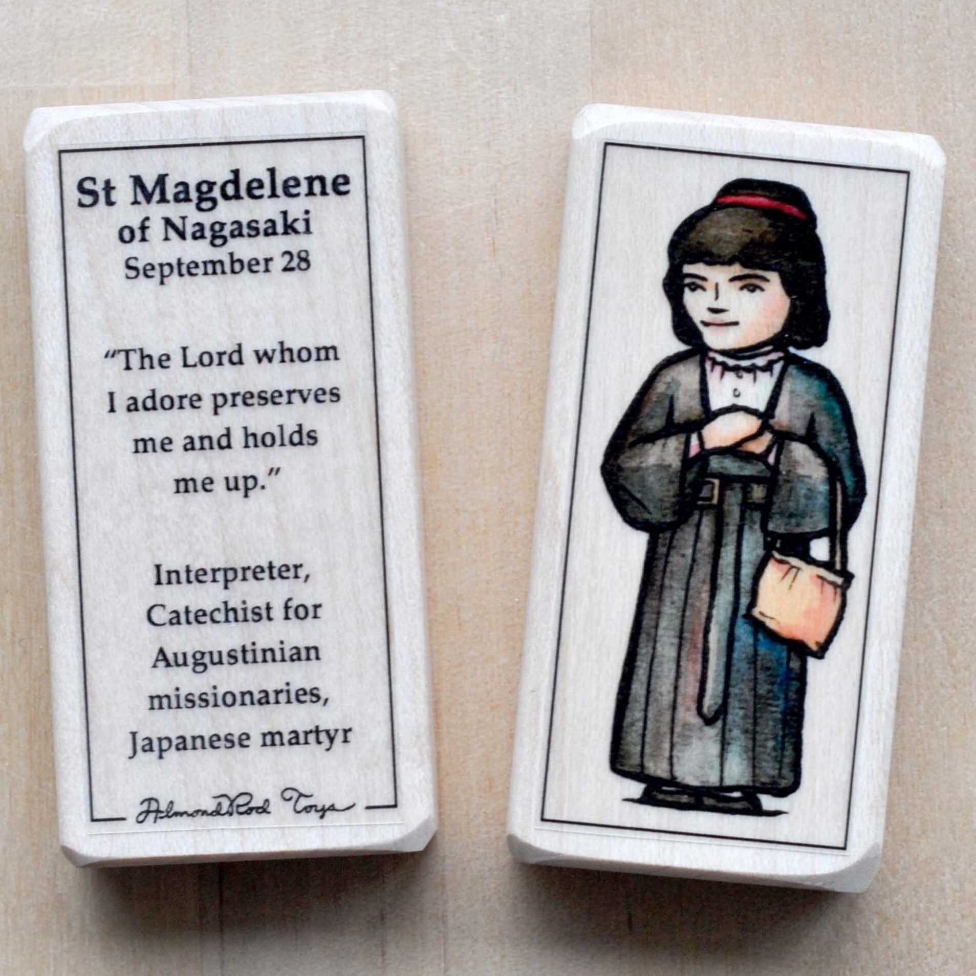 Magdalene of Nagasaki Patron Saint Block