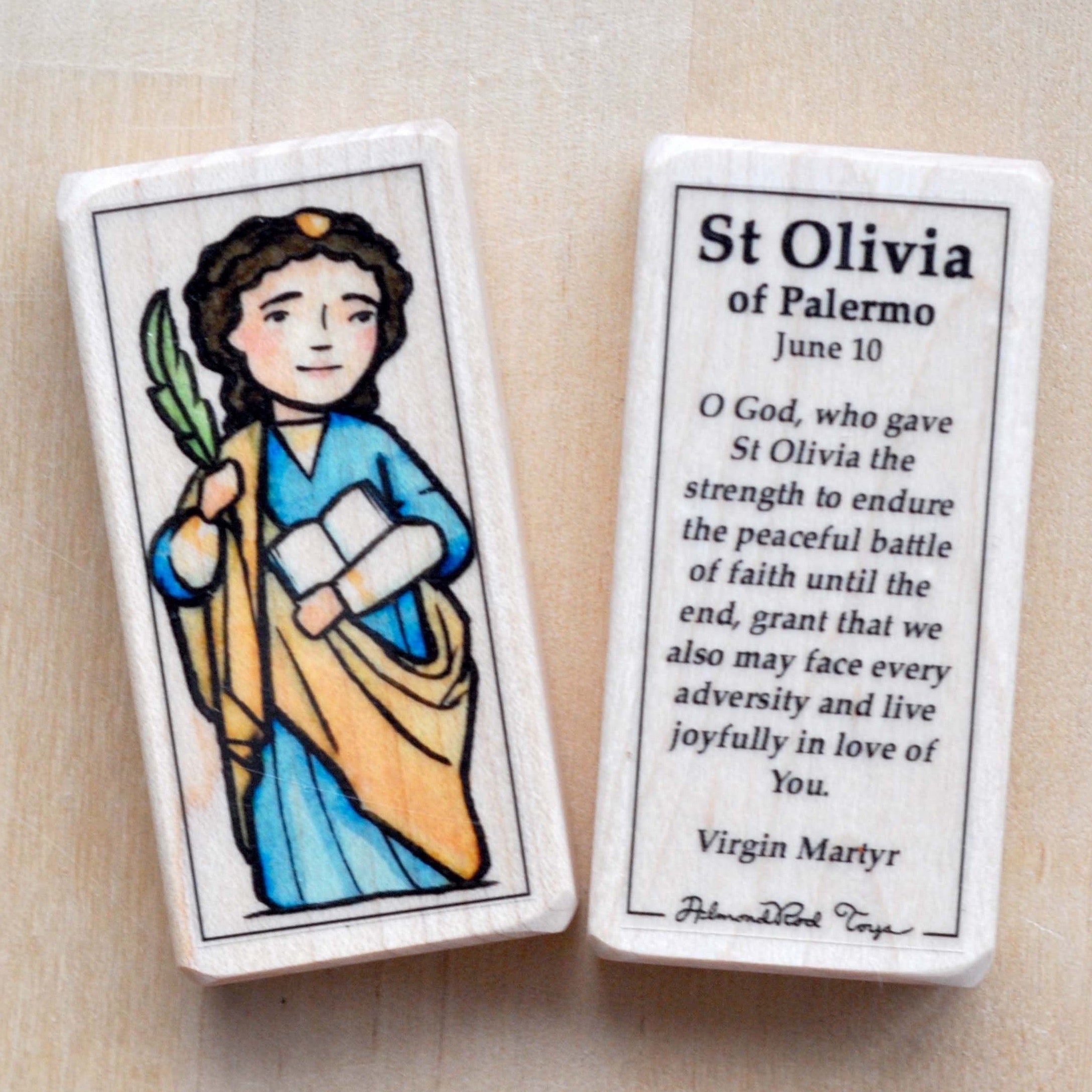 Olivia // Patron Saint Block