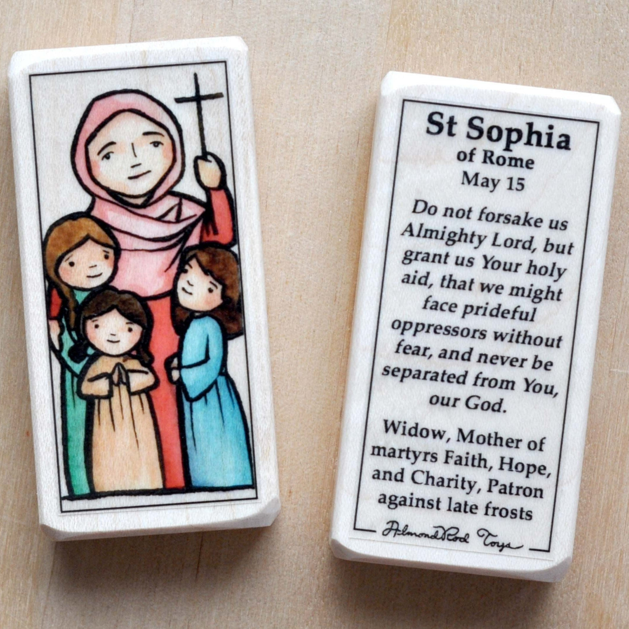 Sophia of Rome Patron Saint Block