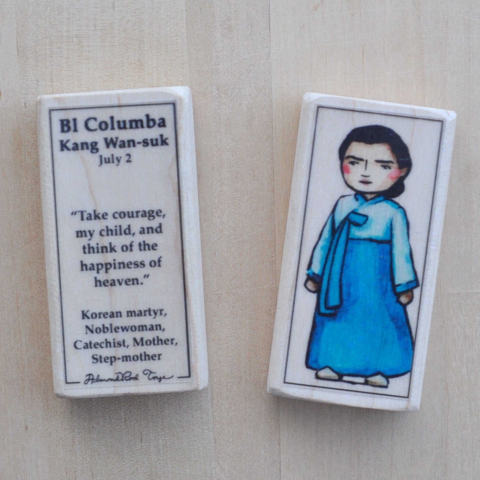 Columba Kang Wan-suk // Patron Saint Block