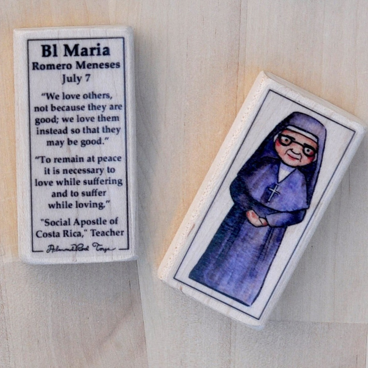 Maria Romero Meneses // Patron Saint Block