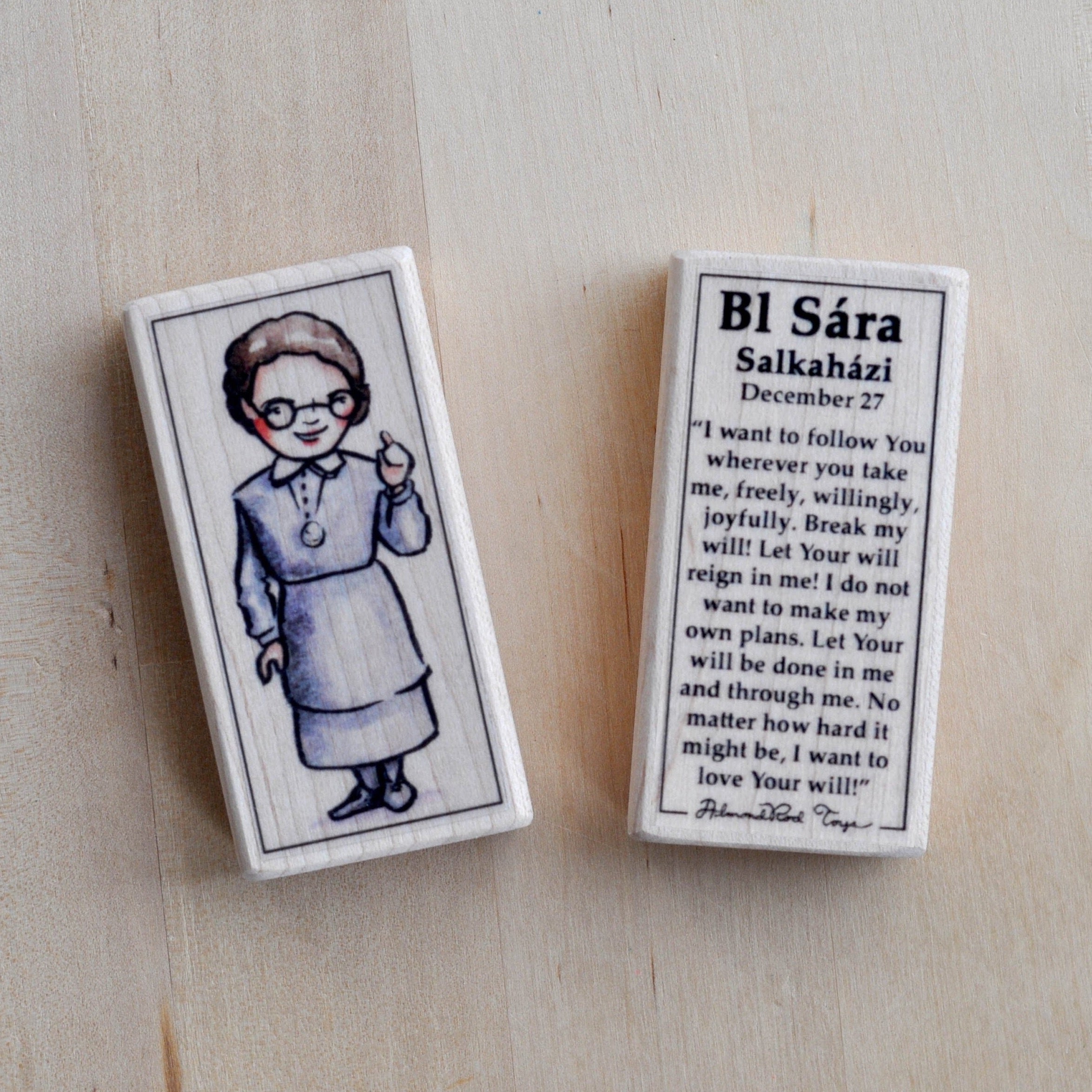 Sara Salkahazi // Patron Saint Block