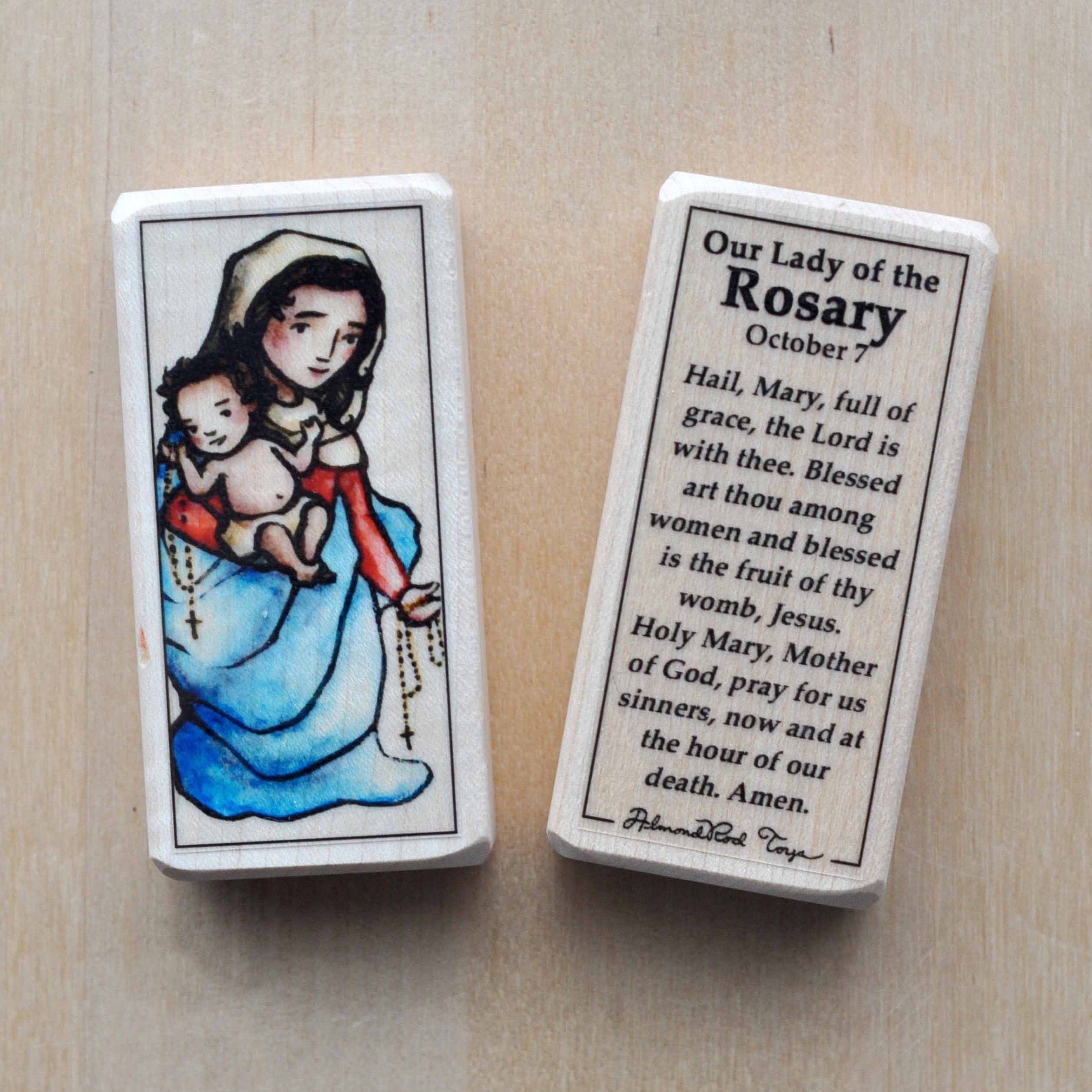 Our Lady of the Rosary // Patron Saint Block