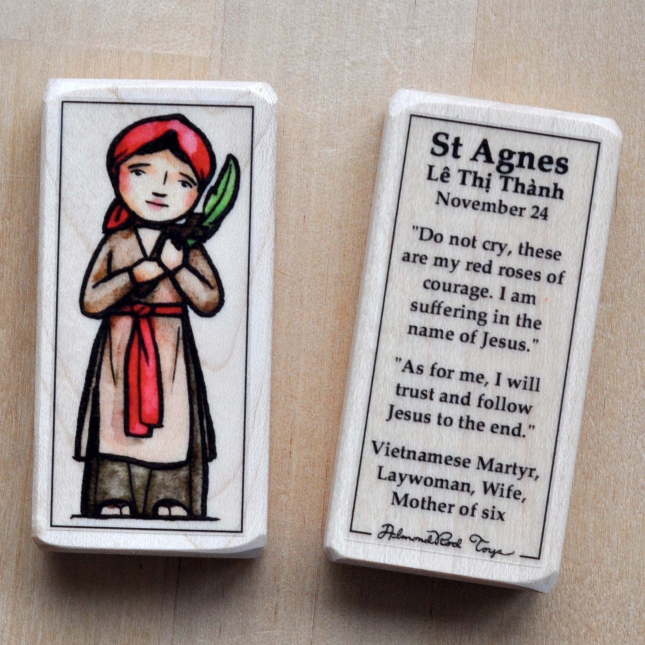 Agnes Le Thi Thanh Patron Saint Block