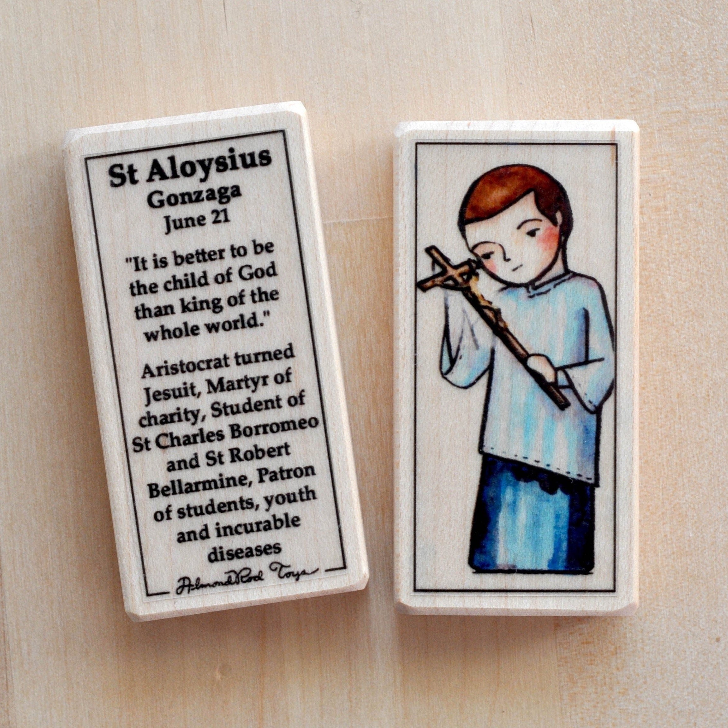 Aloysius Gonzaga // Patron Saint Block