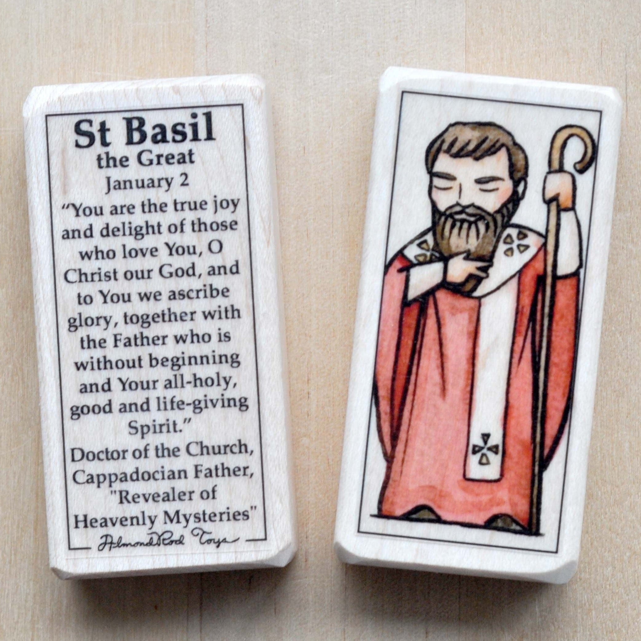 Basil the Great Patron Saint Block