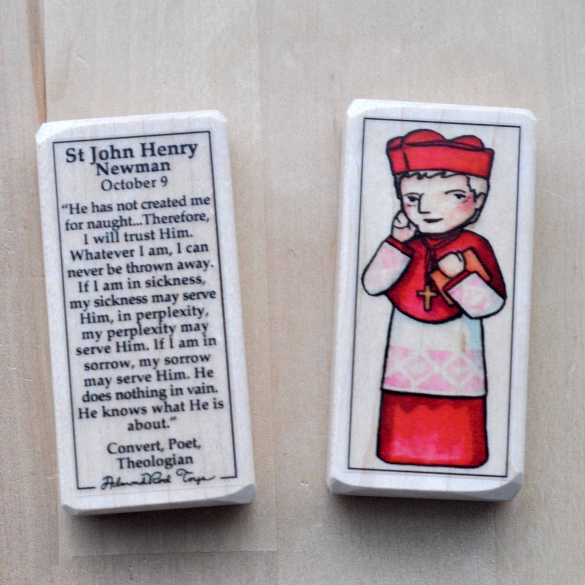 John Henry Newman Patron Saint Block