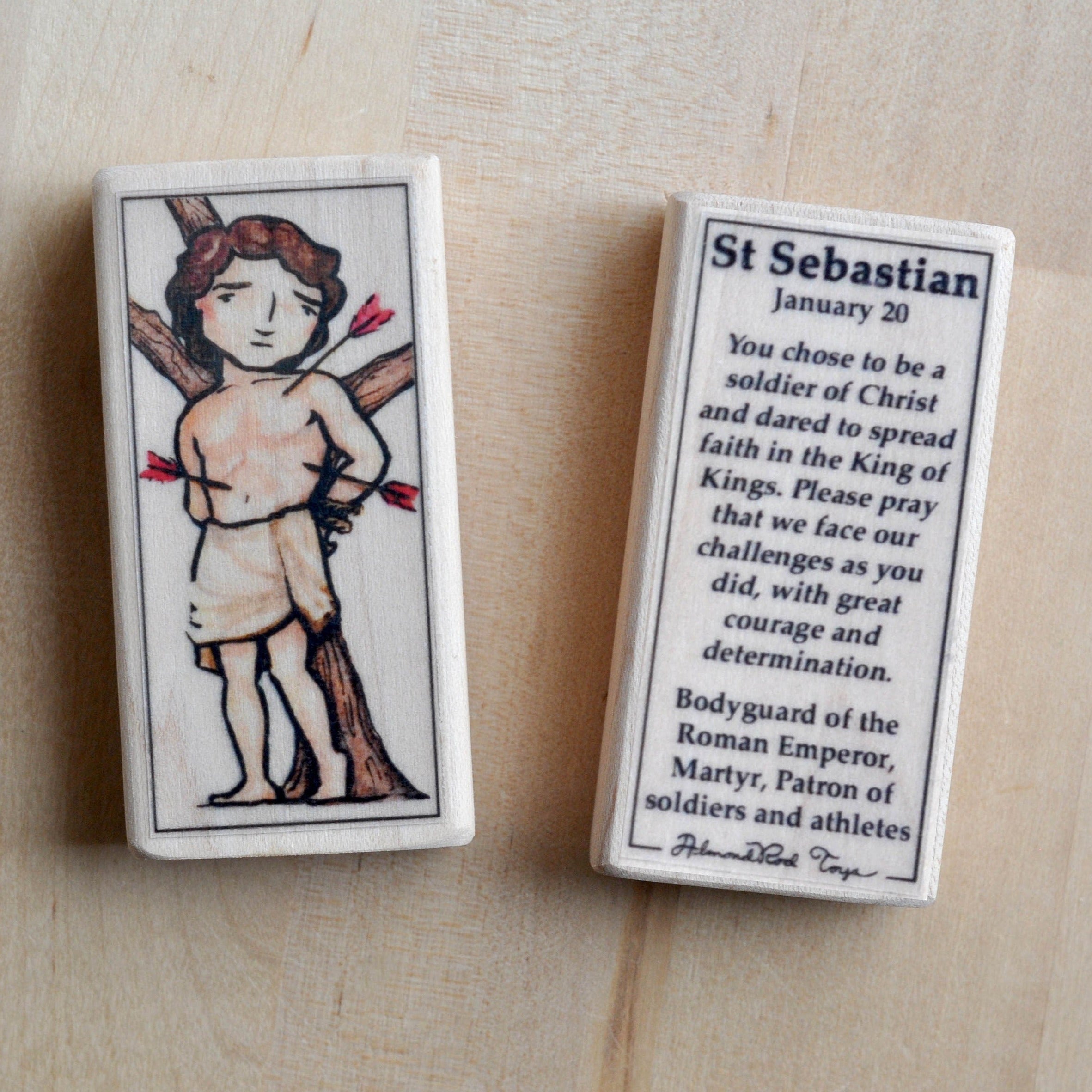 Sebastian // Patron Saint Block