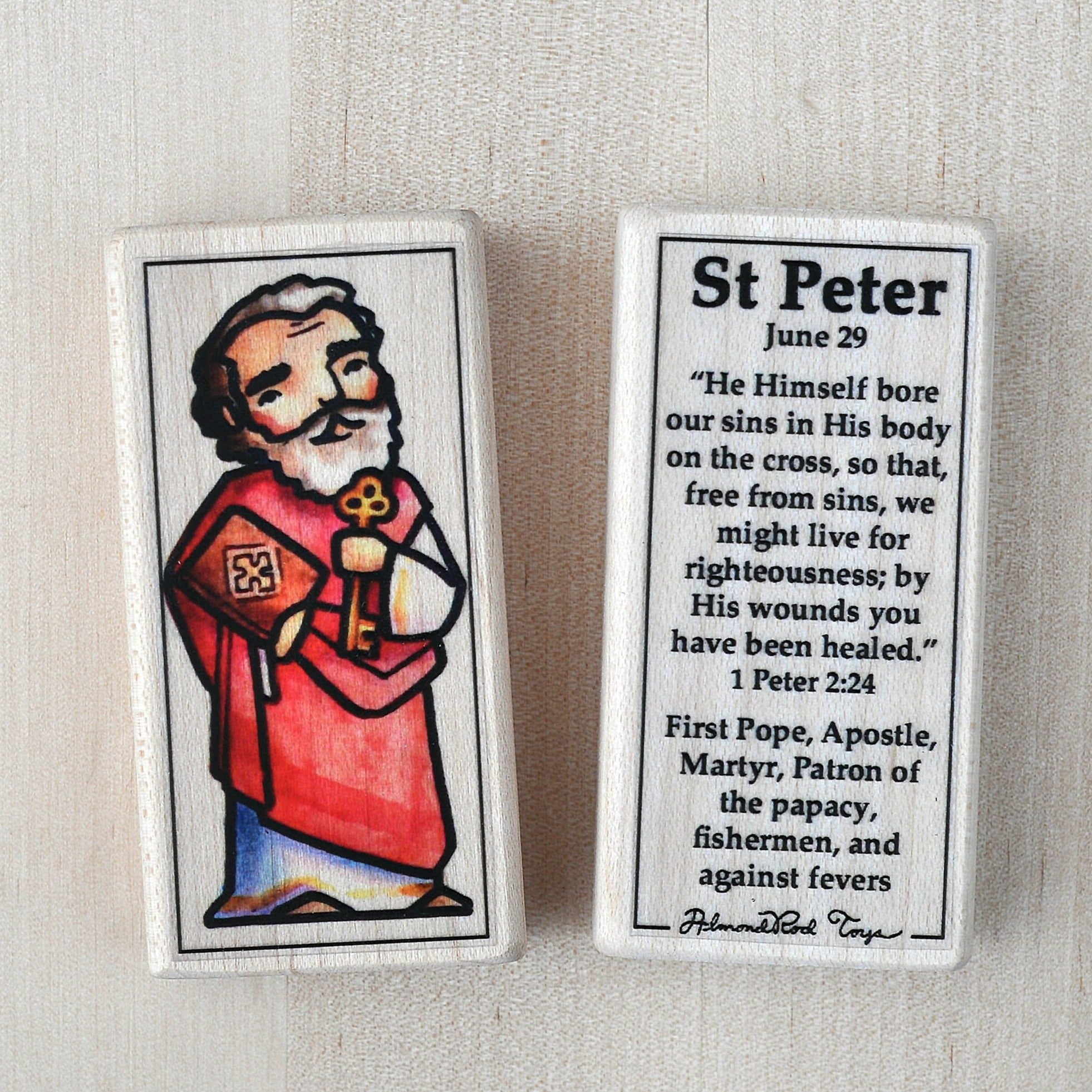 Peter // Patron Saint Block