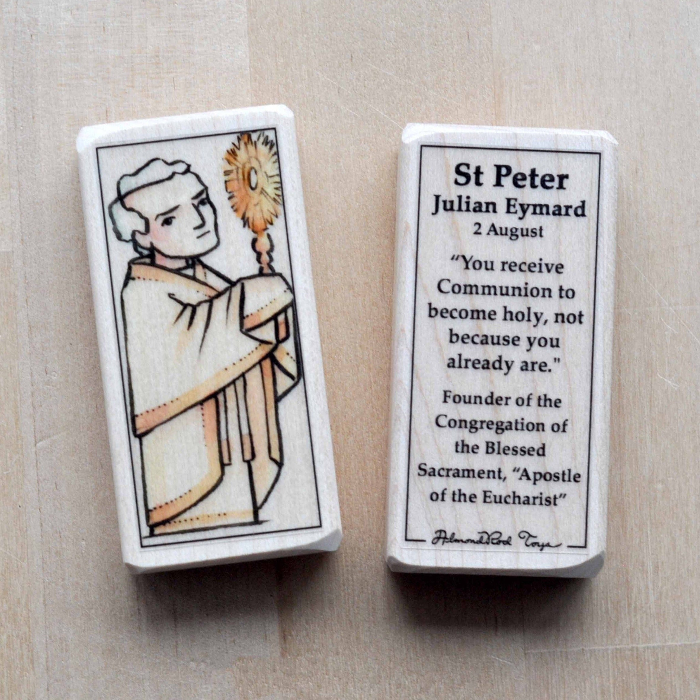 Peter Julian Eymard // Patron Saint Block