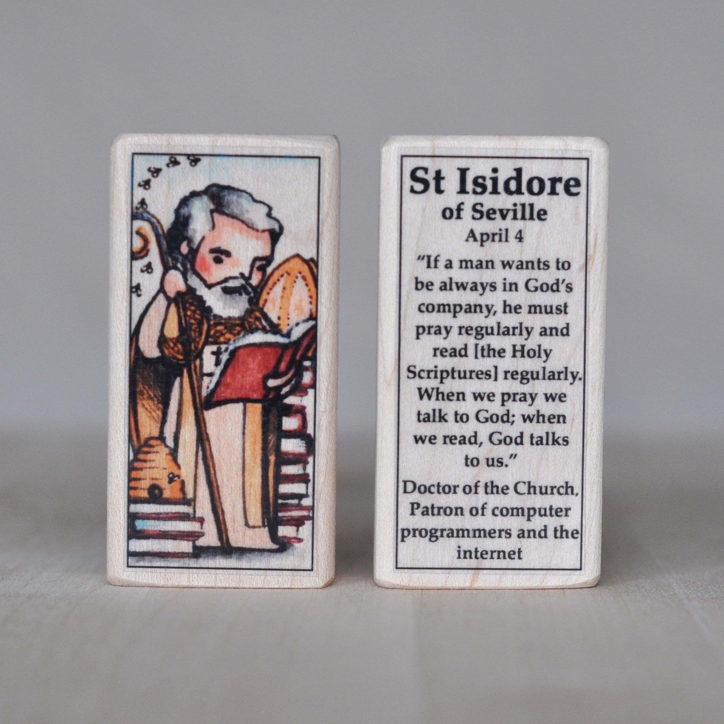 Isidore of Seville // Patron Saint Block