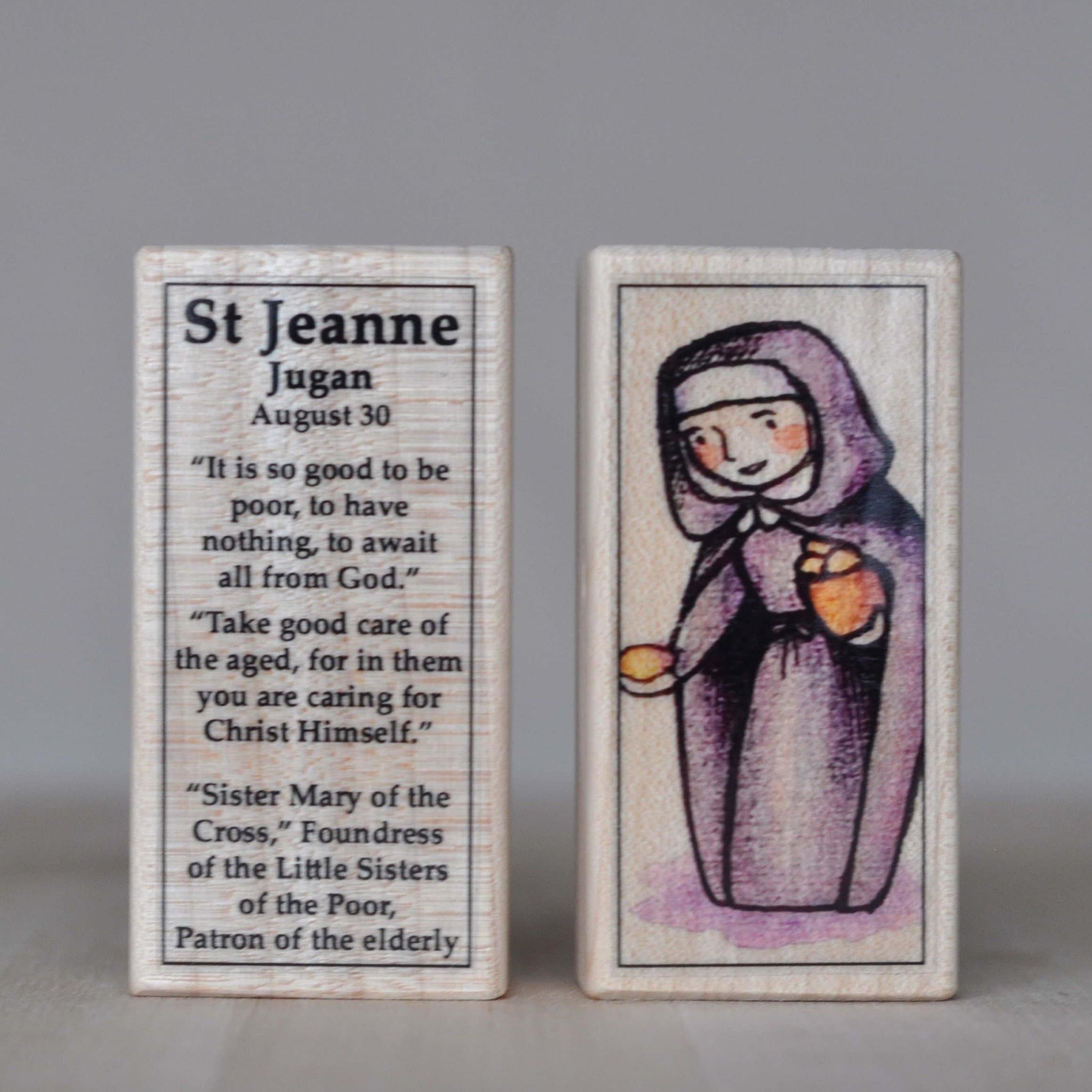Jeanne Jugan // Patron Saint Block