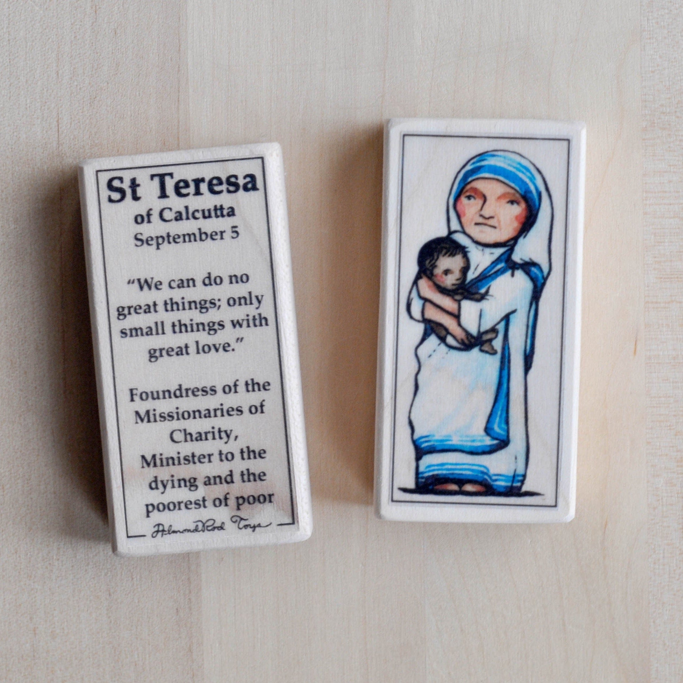 Teresa of Calcutta Patron Saint Block