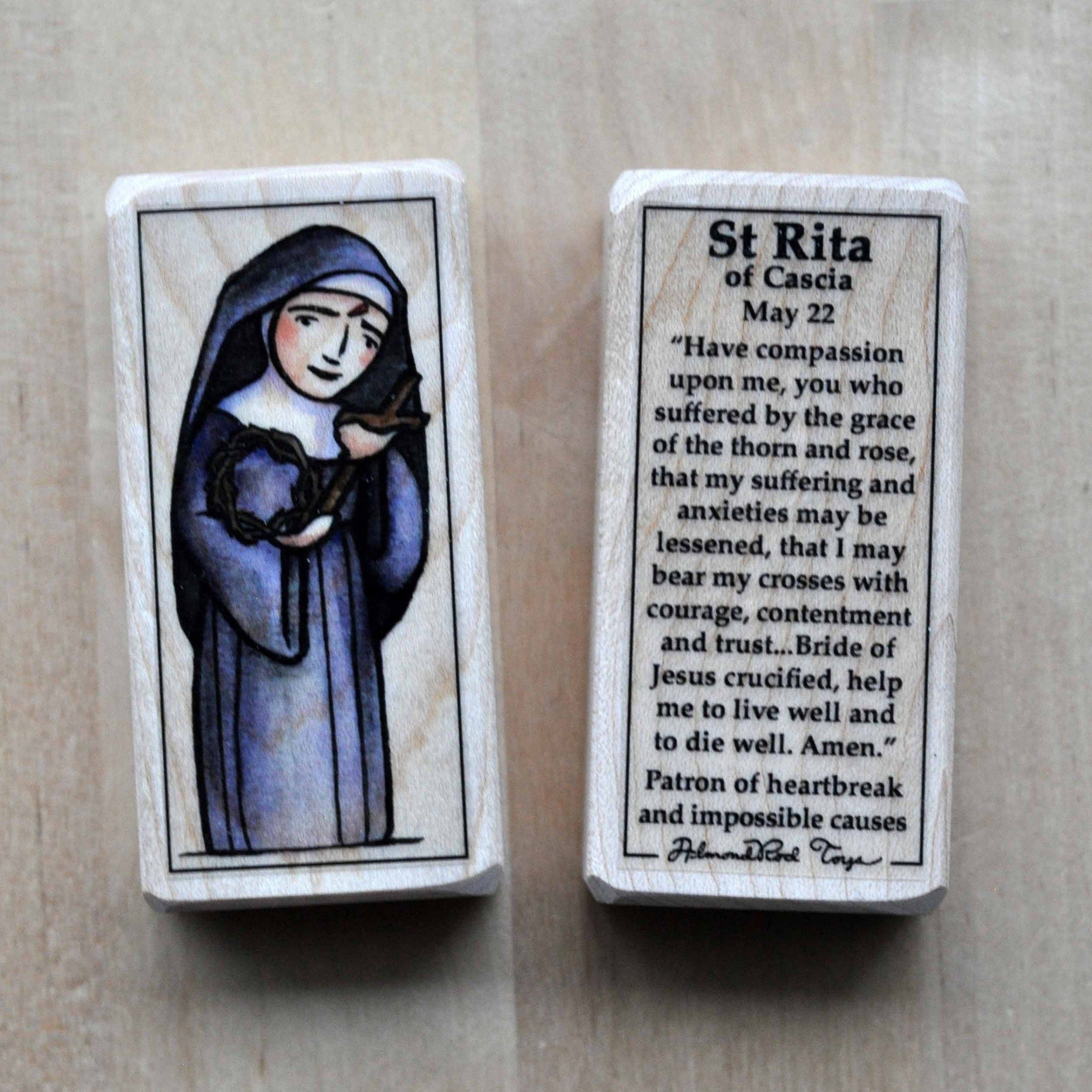Rita of Cascia // Patron Saint Block