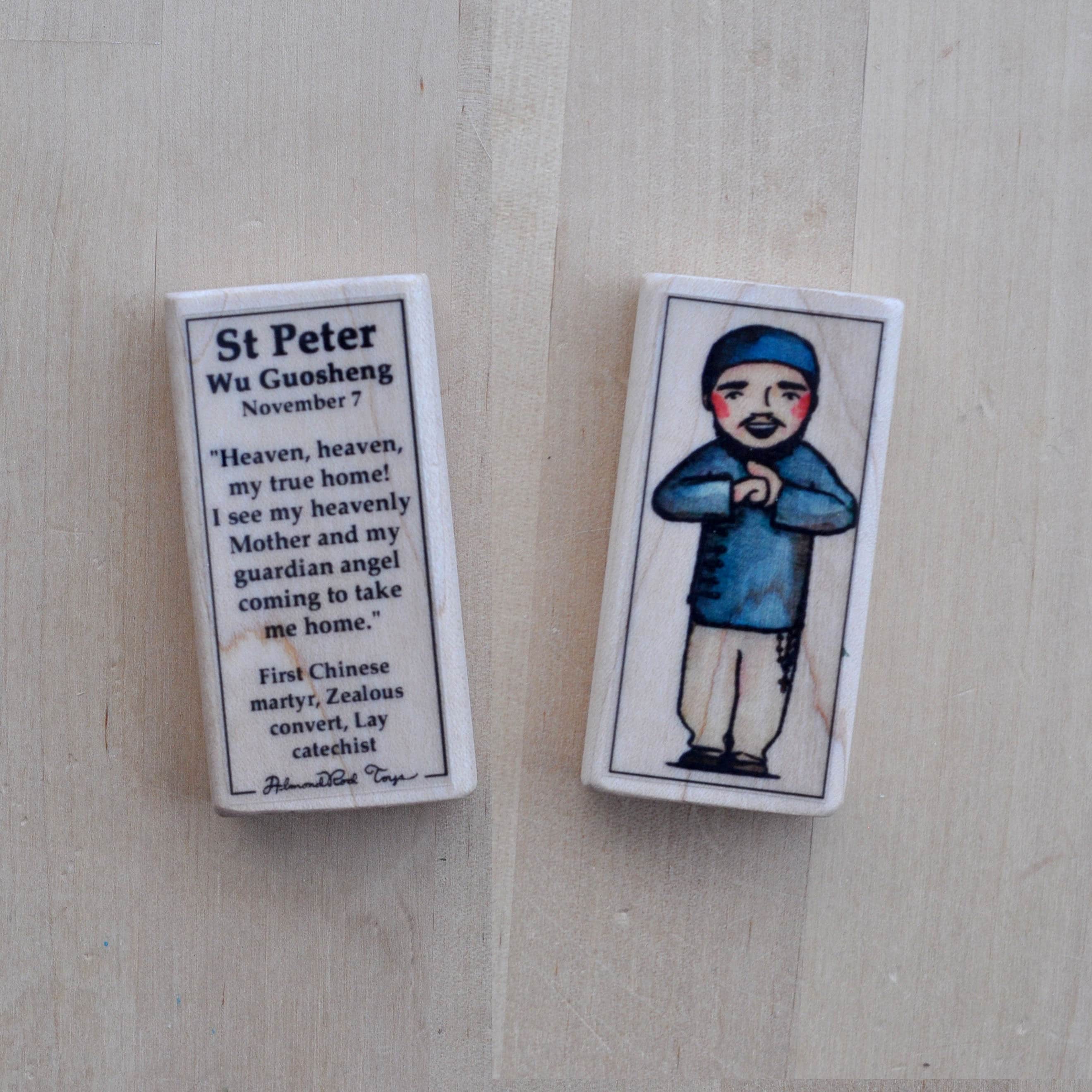 Peter Wu Guosheng Patron Saint Block