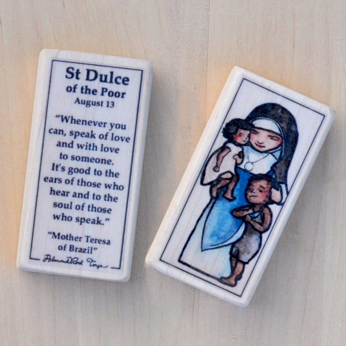 Dulce of the Poor // Patron Saint Block