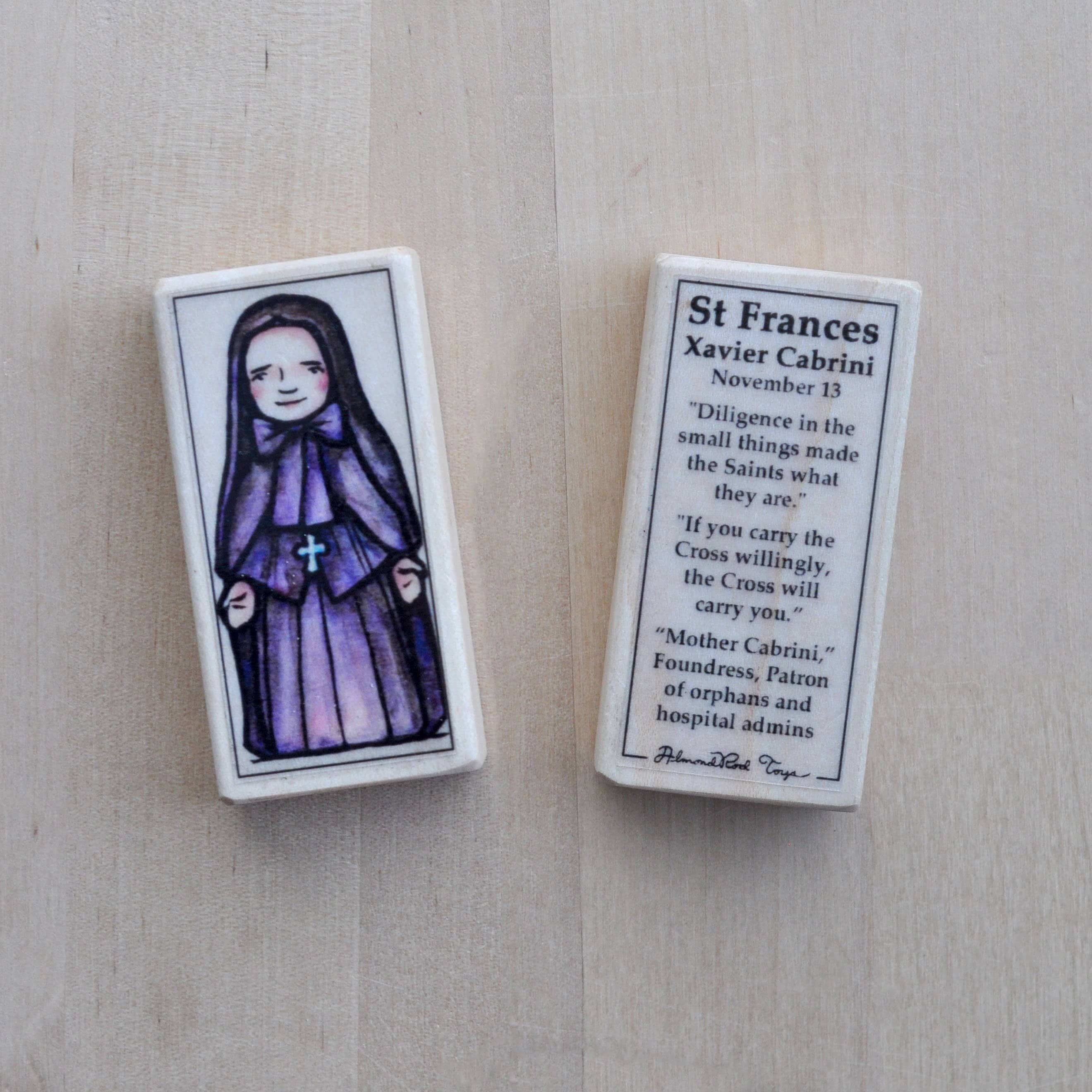 Frances Xavier Cabrini // Patron Saint Block