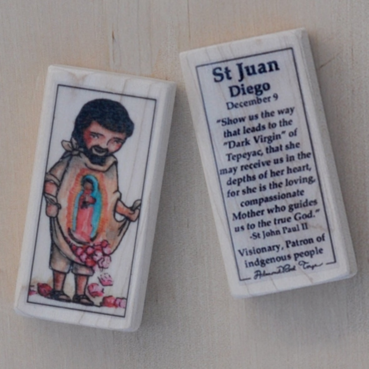 Juan Diego // Patron Saint Block