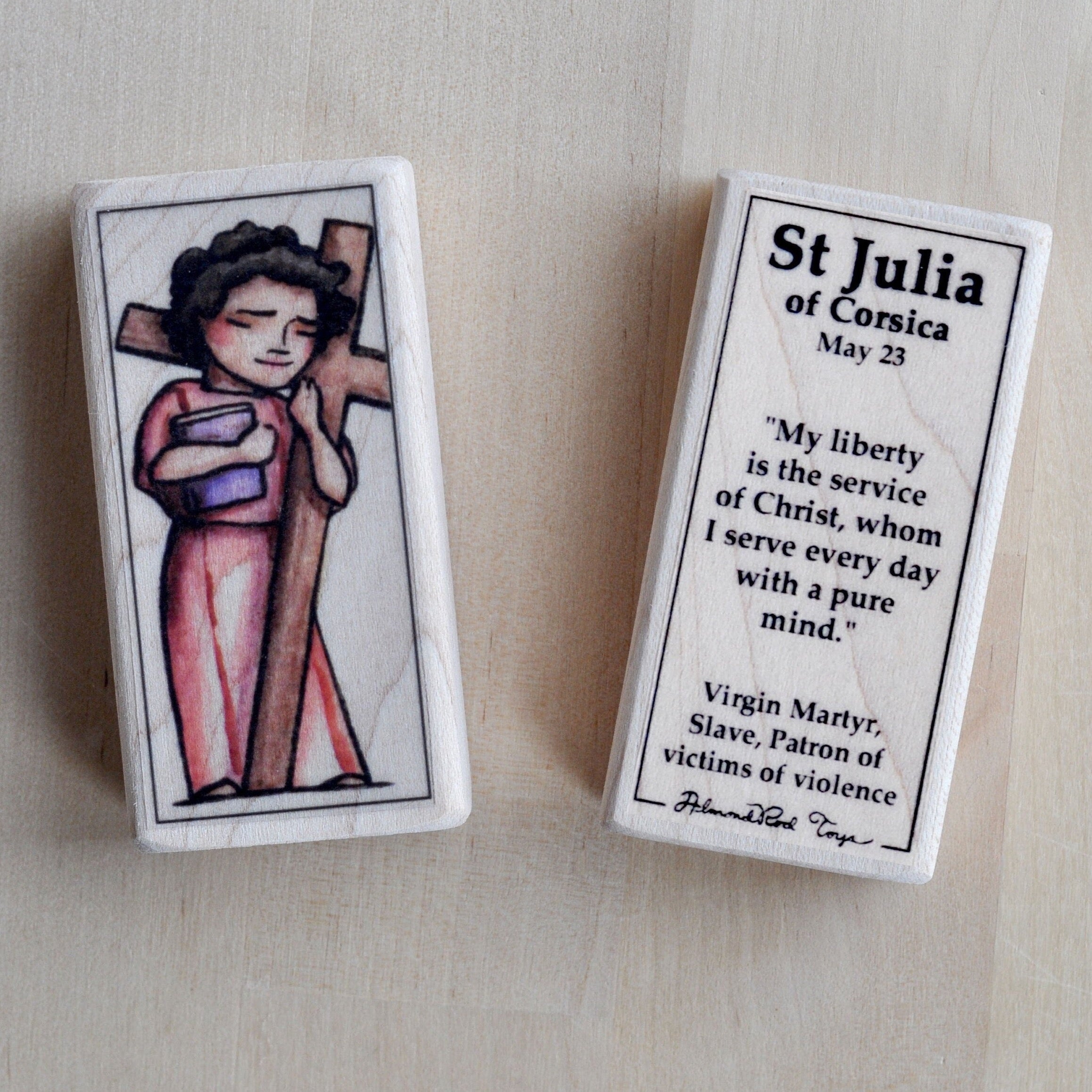 Julia of Corsica // Patron Saint Block