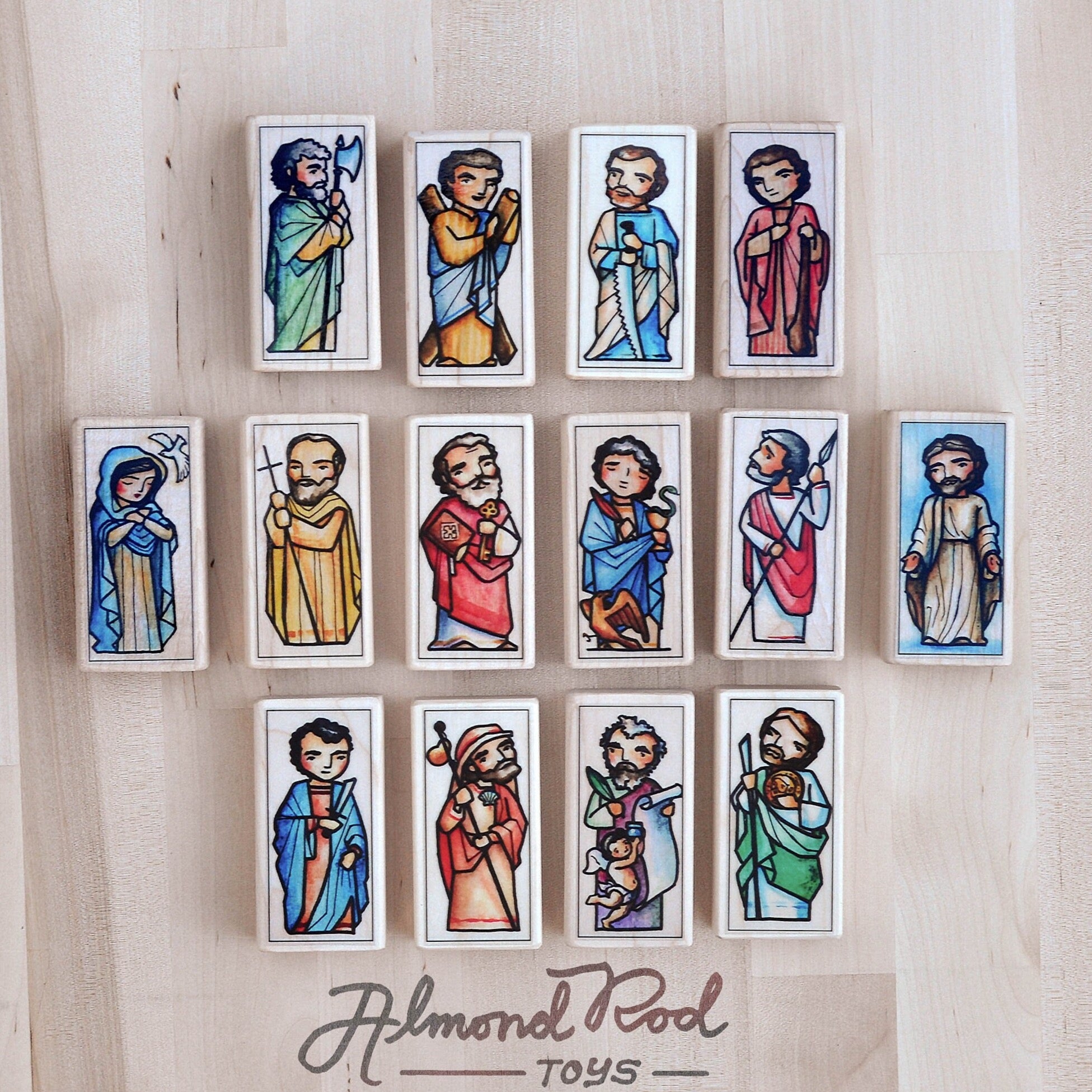 The 12 Apostles Saint Block Set