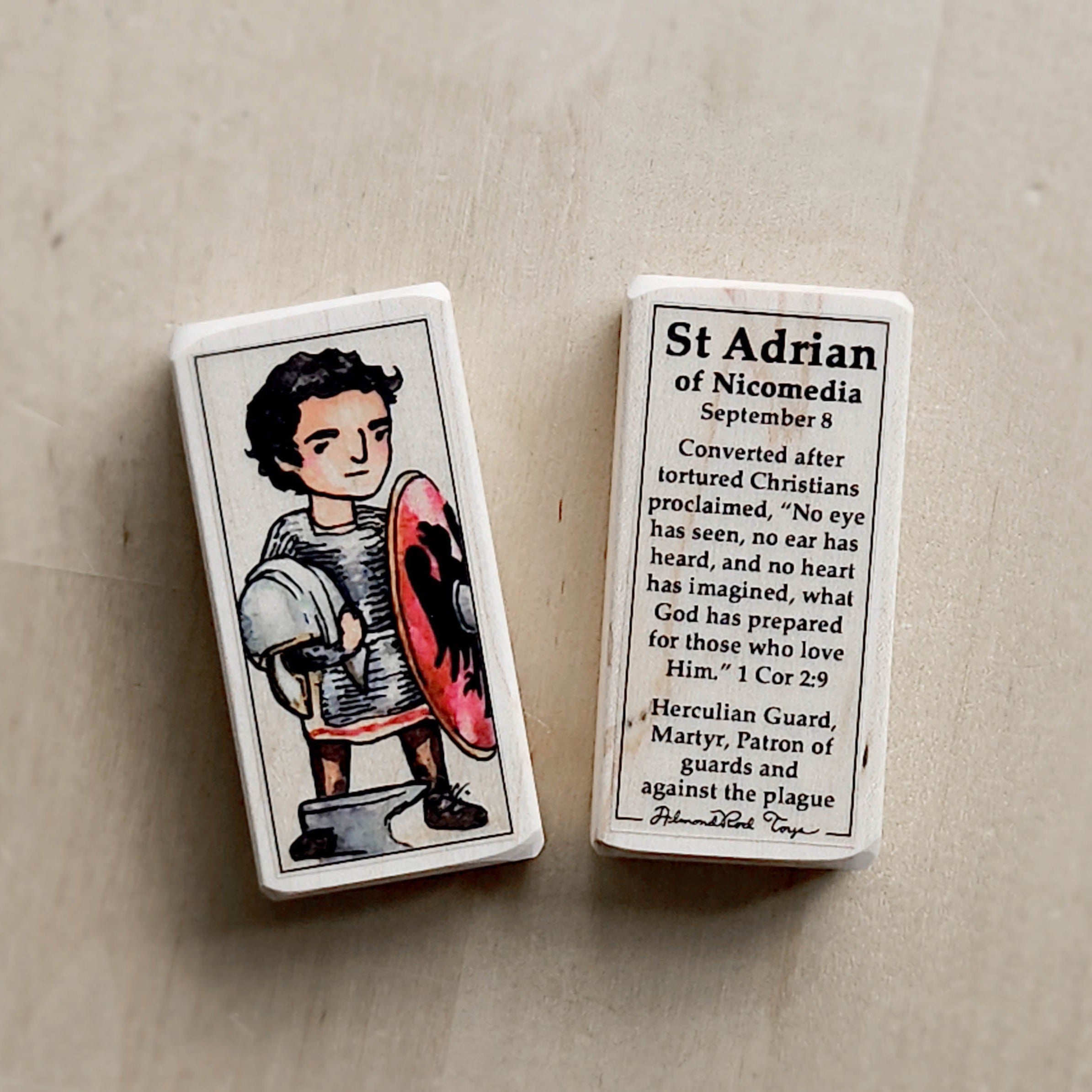 Adrian of Nicomedia // Patron Saint Block