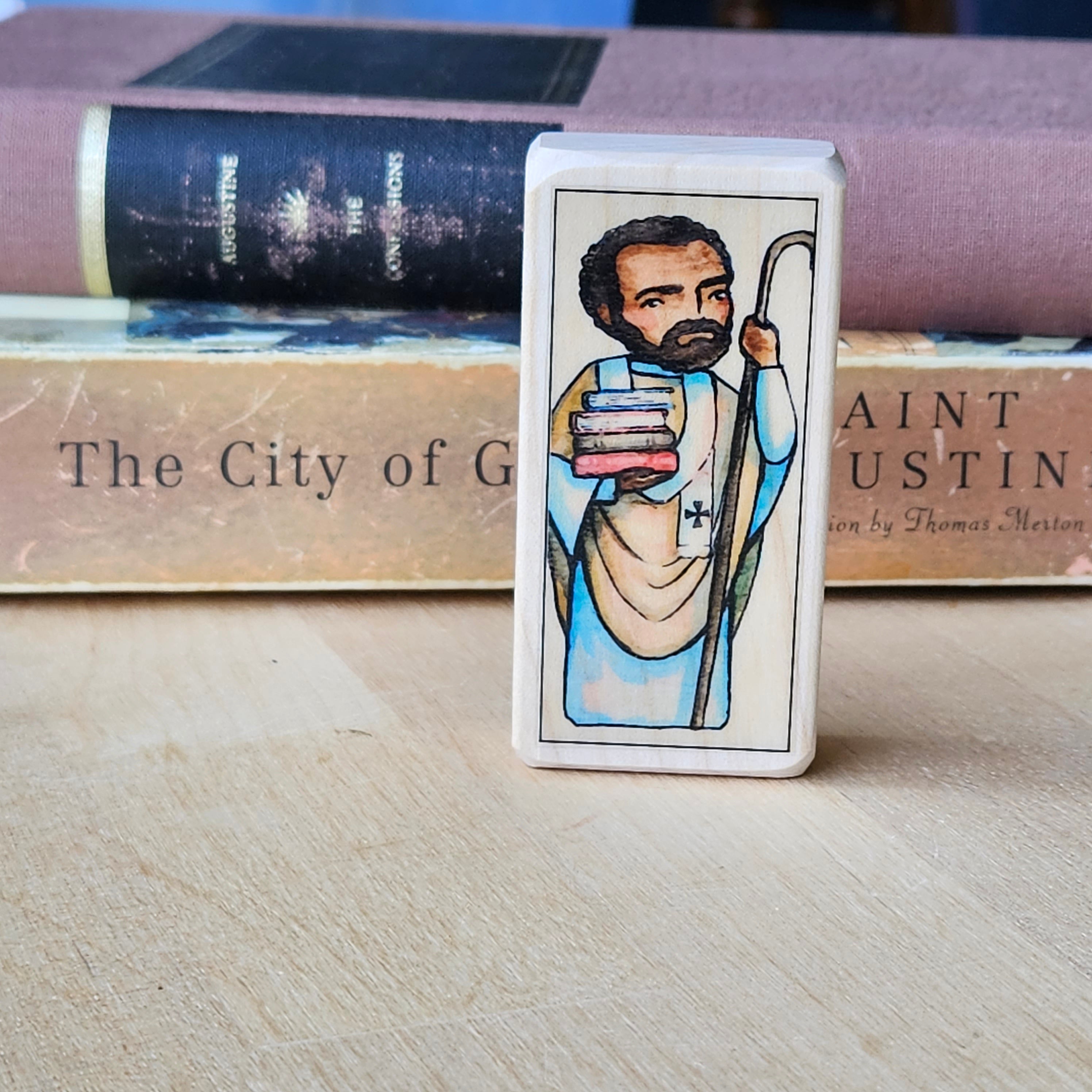 Augustine // Patron Saint Block
