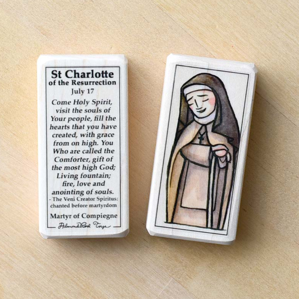 Charlotte Patron Saint Block