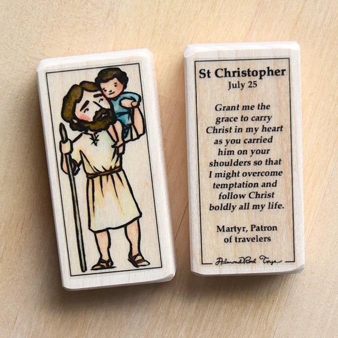 Christopher Patron Saint Block