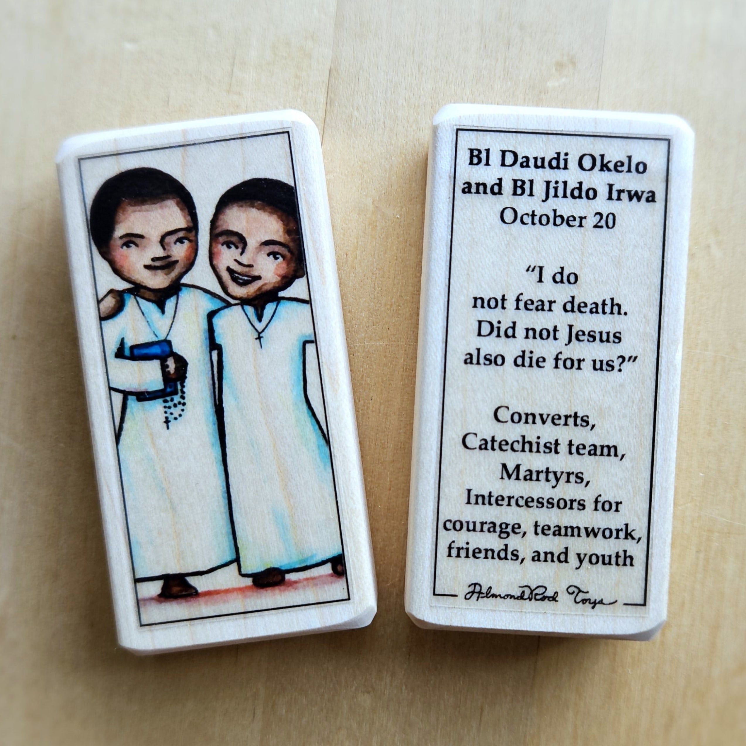 Daudi Okelo and Jildo Irwa Patron Saint Block