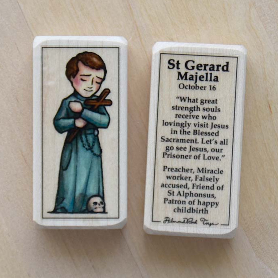 Gerard Majella Patron Saint Block