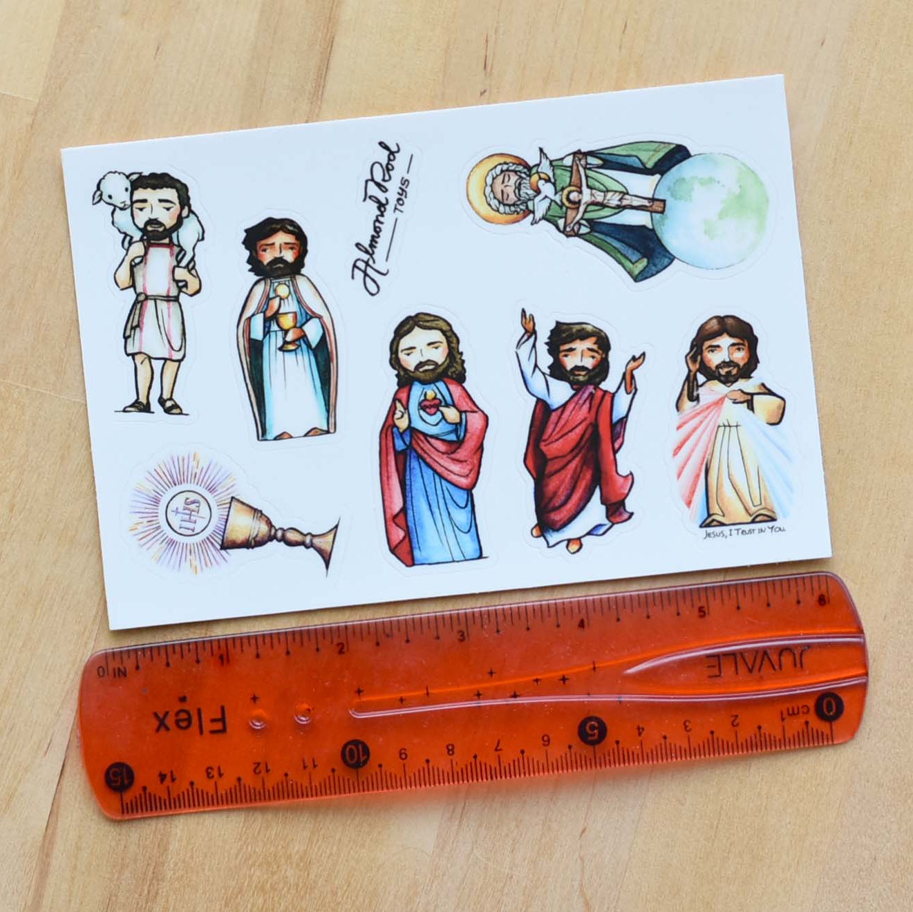 Patron Saint Stickers // 4x6 Sheet // Use on Water Bottles, Laptops, and More!
