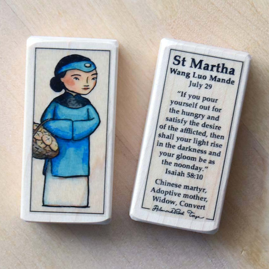 Martha Wang Luo Mande Patron Saint Block