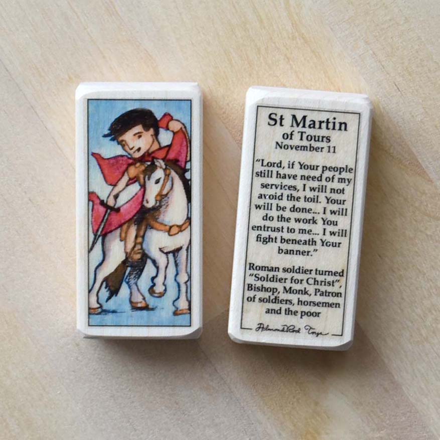 Martin of Tours Patron Saint Block