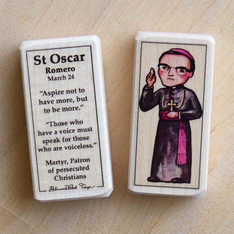 Oscar Romero Patron Saint Block