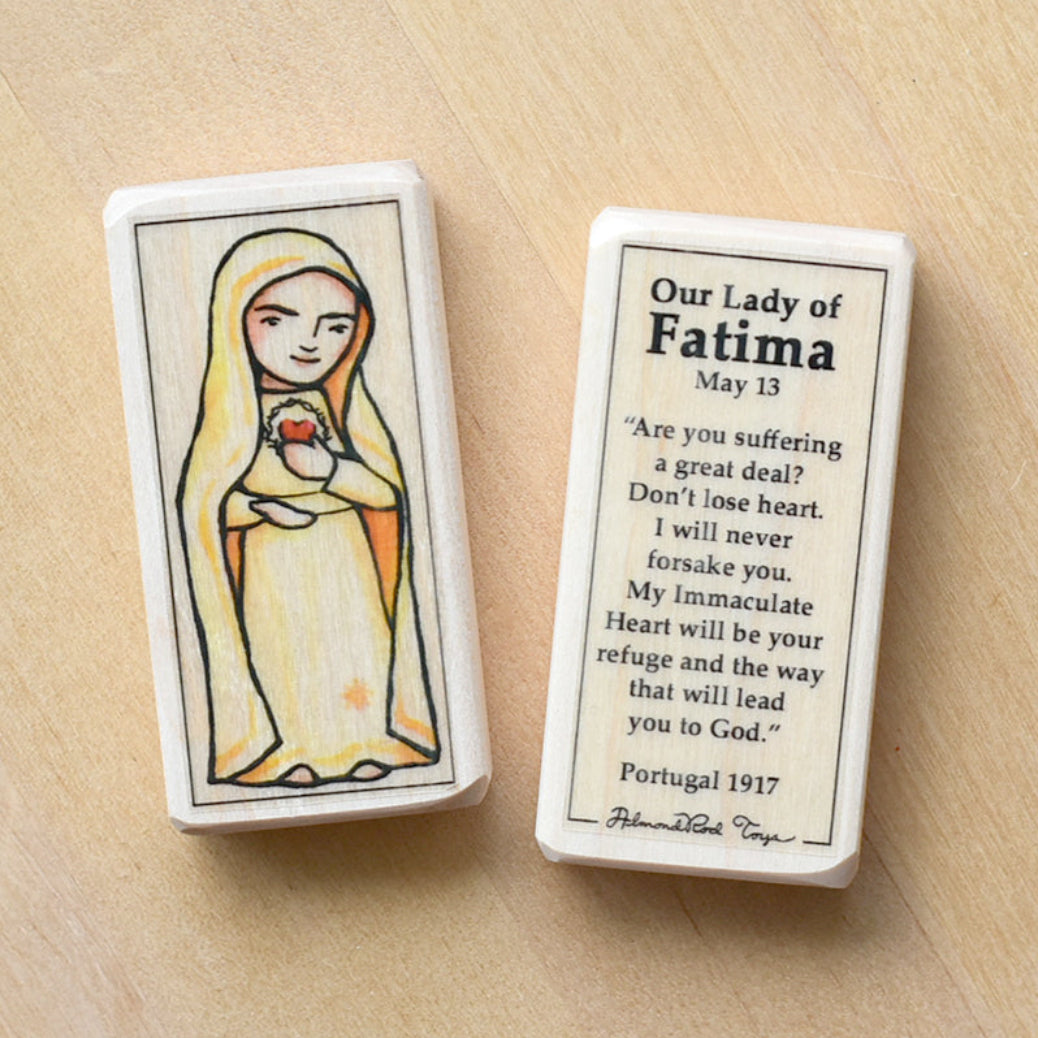 Our Lady of Fatima Patron Saint Block