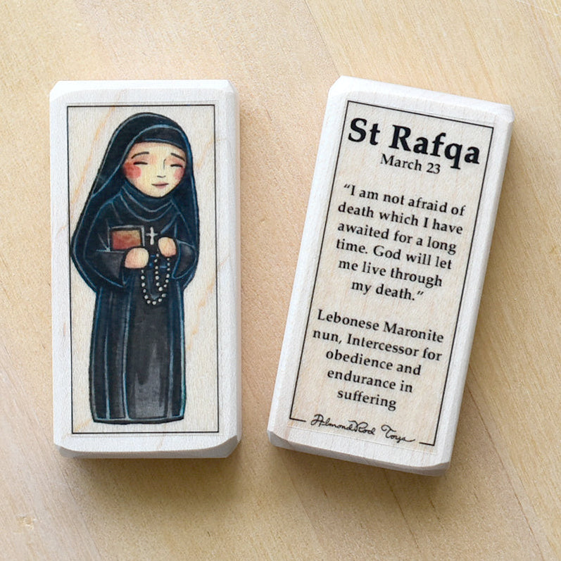 Rafqa Patron Saint Block