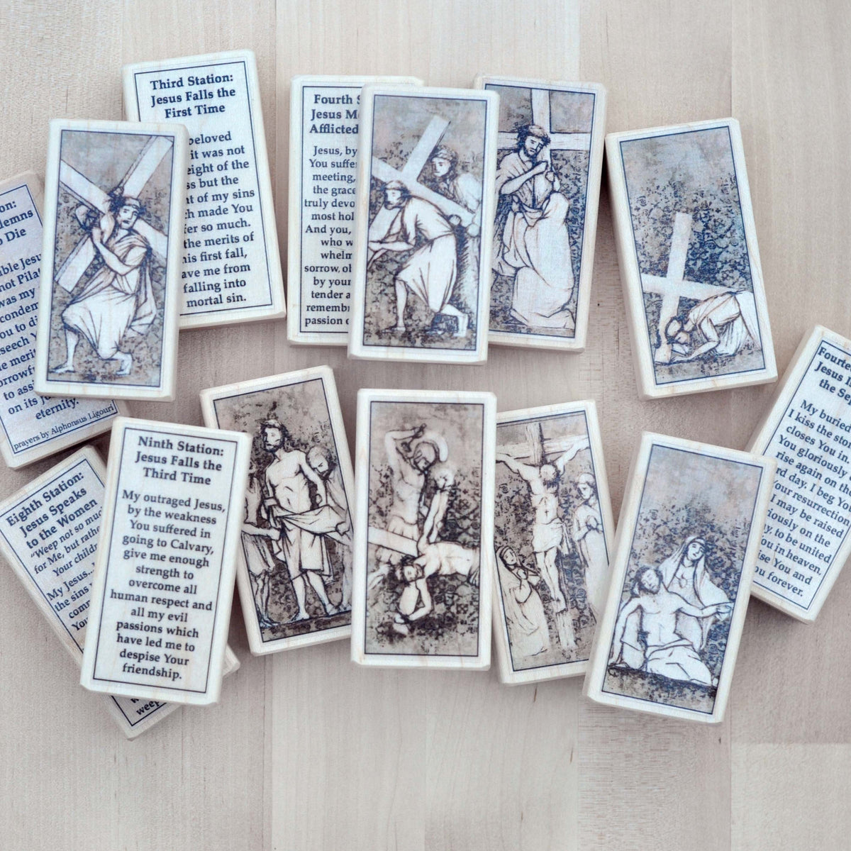 Stations of the Cross Prayer Block Set