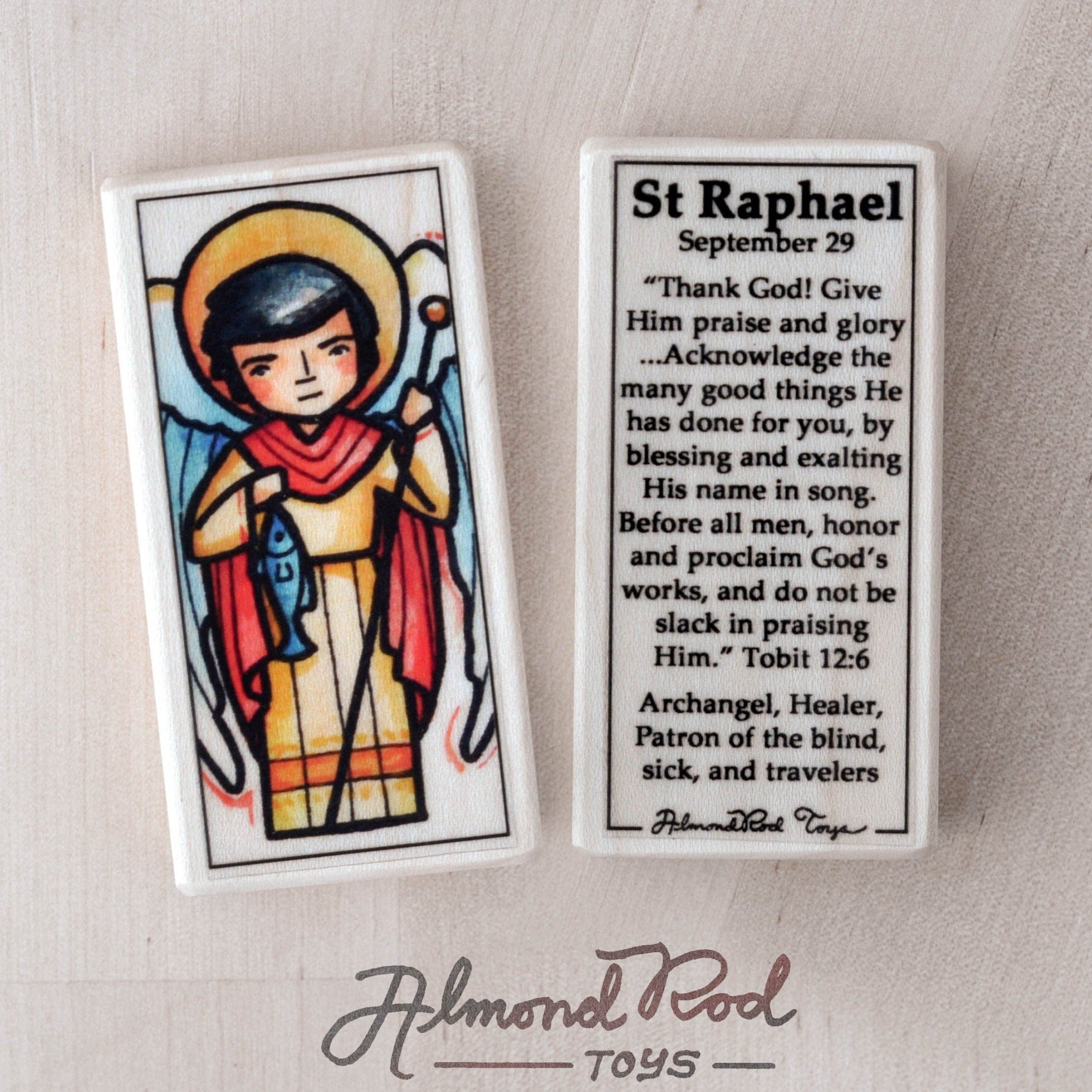Raphael the Archangel // Patron Saint Block