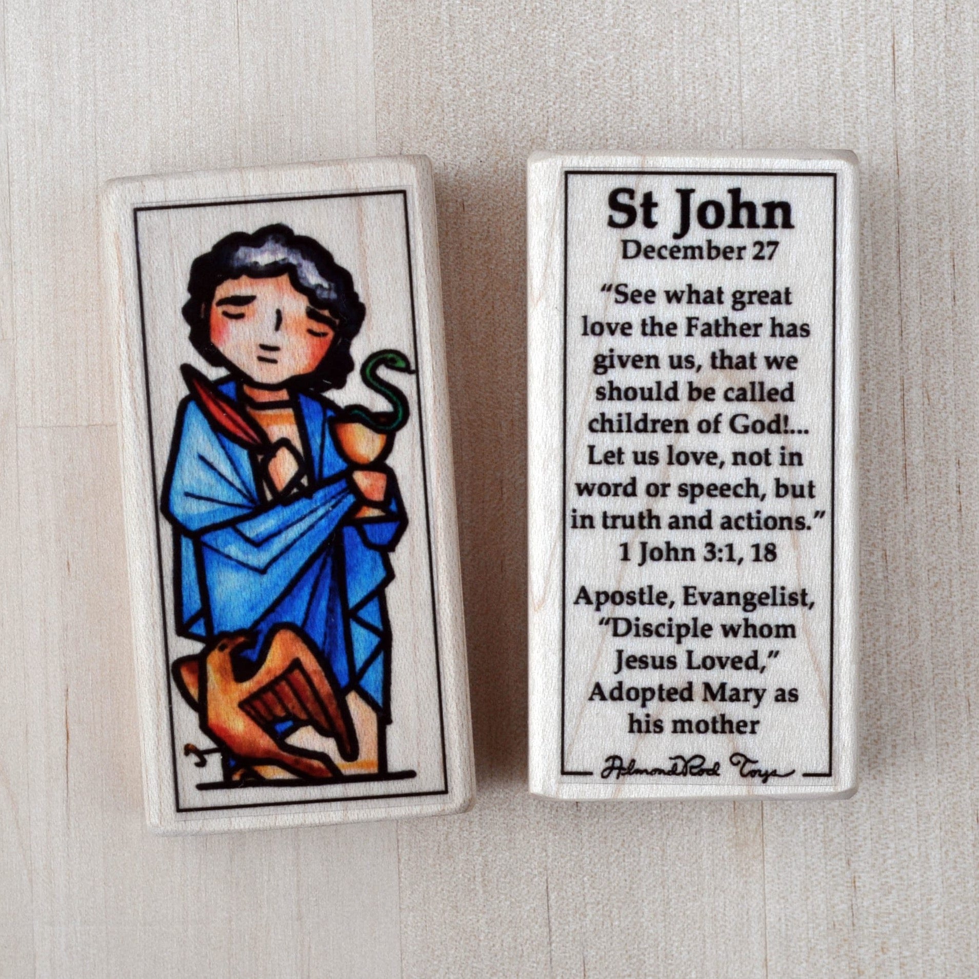 John the Evangelist // Patron Saint Block
