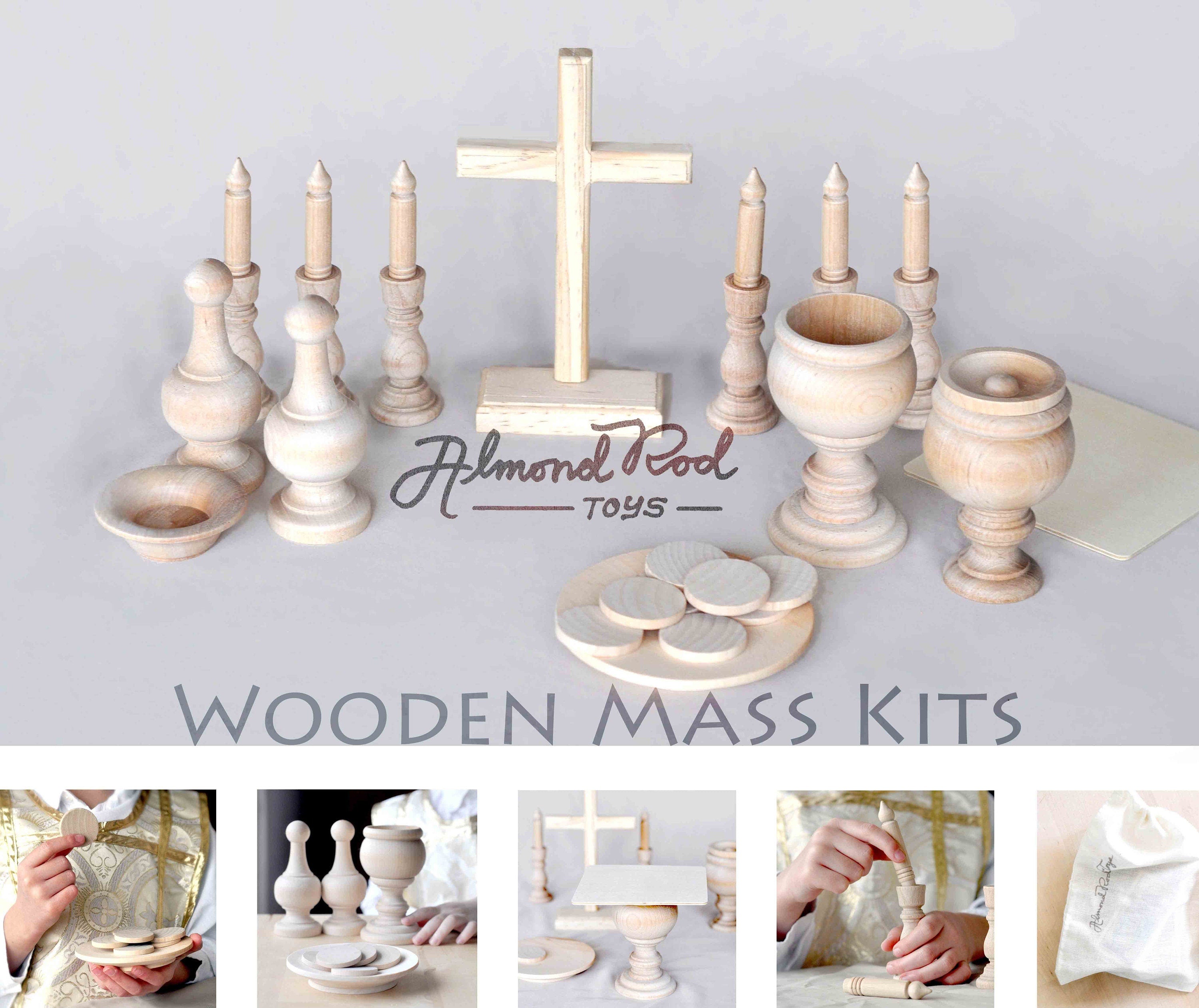 Wooden Candles // Set