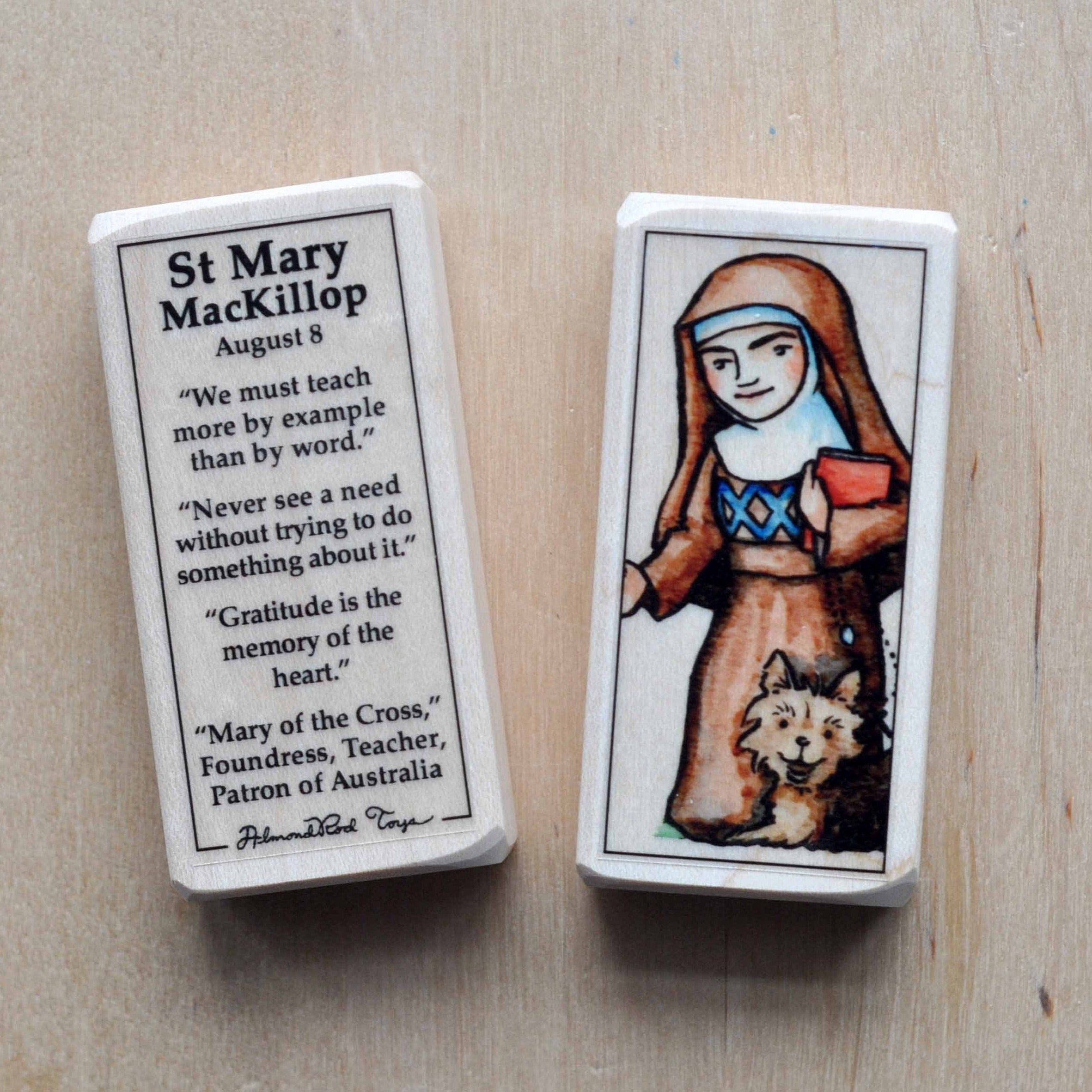 Mary MacKillop Patron Saint Block