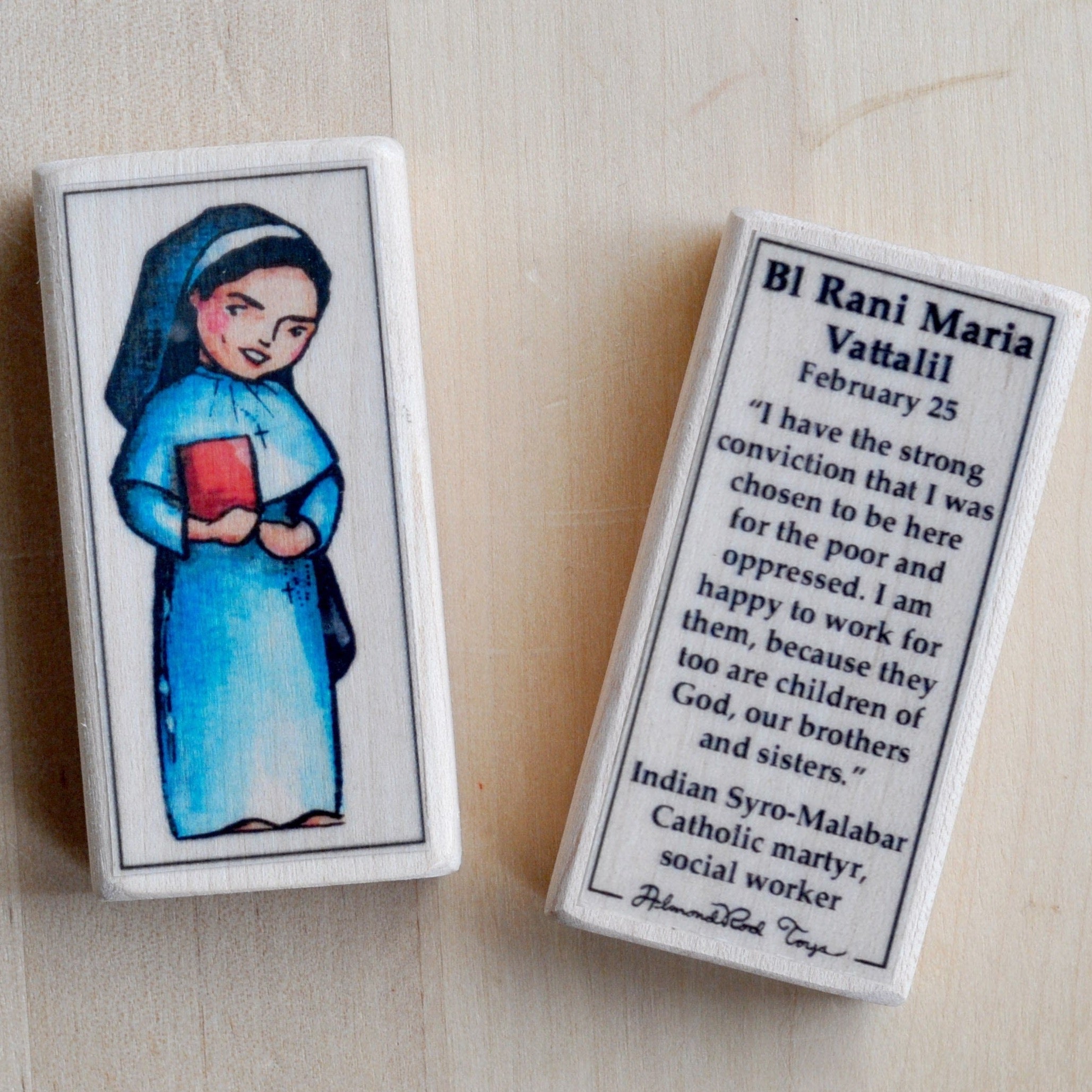 Rani Maria Vattalil Patron Saint Block - Syro-Malabar martyr
