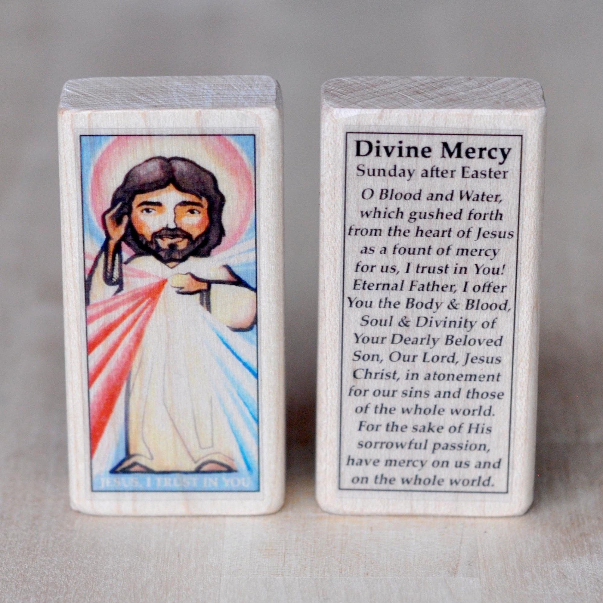 Jesus, Divine Mercy // Patron Saint Block